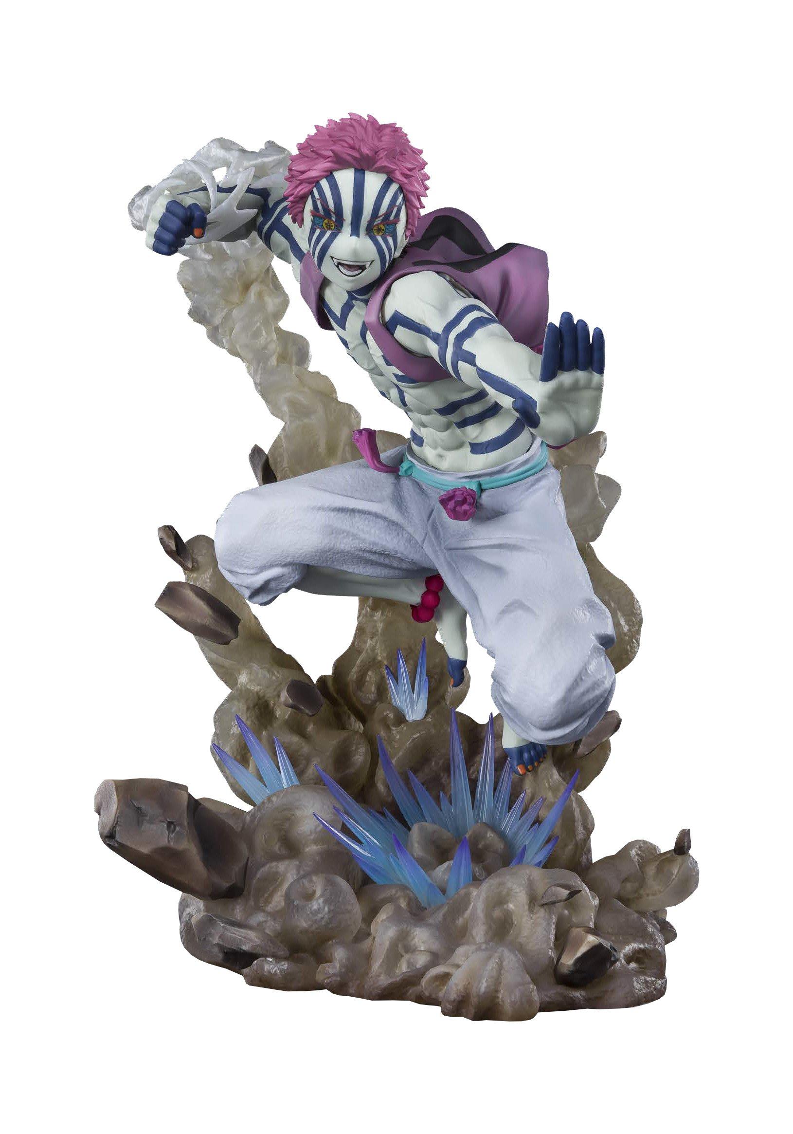 Bandai Figuarts ZERO Demon Slayer: Kimetsu no Yaiba Mugen Train Upper Rank  Three Akaza 7.1-in Statue