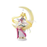 list item 1 of 2 Bandai Figuarts ZERO Chouette Sailor Moon Eternal Super Sailor Moon Bright Moon and Legendary Silver Crystal 7.5-in Statue