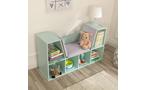 KidKraft Bookcase with Reading Nook Mint