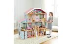 KidKraft Grand View Mansion Dollhouse with EZ Kraft Assembly
