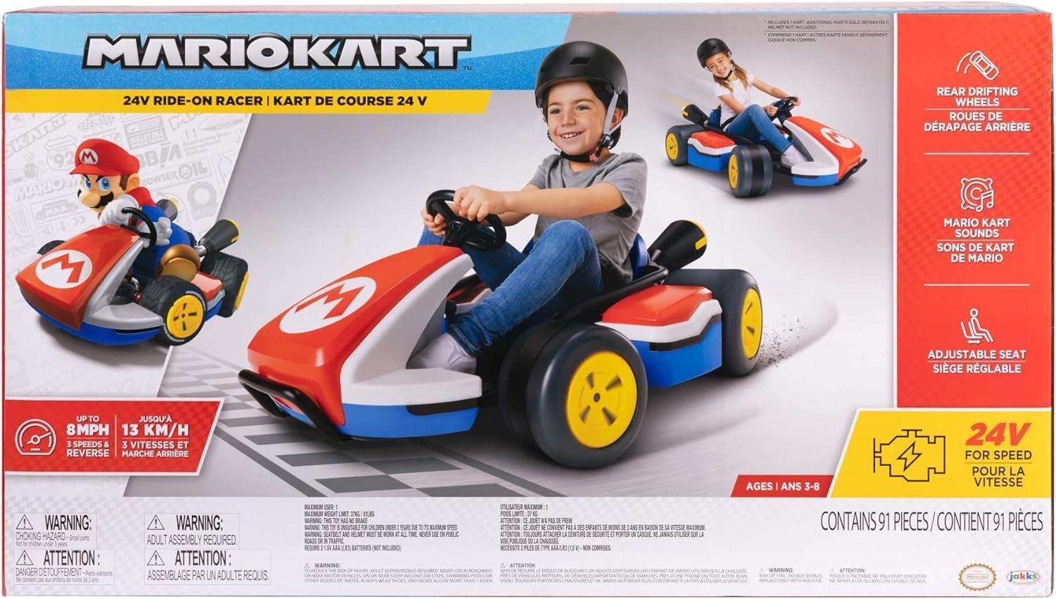 Mario kart battery powered outlet car