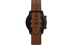 Timex Metropolitan R AMOLED GPS &amp; Heart Rate 42mm Smartwatch Black with Brown Leather &amp; Silicone Strap