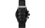 Timex iConnect Mens Pro AMOLED Heart Rate 43mm Smartwatch Black with Black Leather Strap
