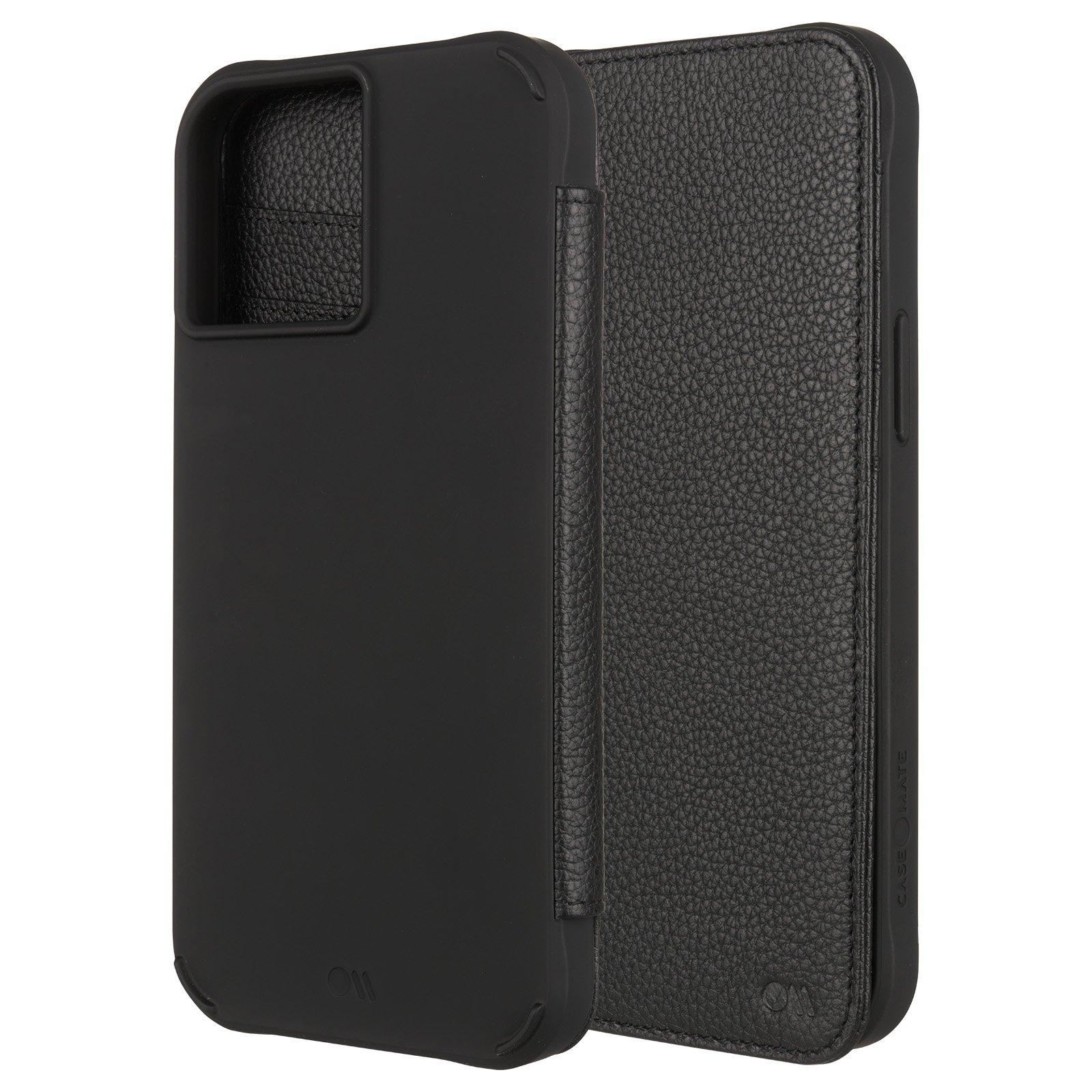 Case-Mate - Wallet Folio MagSafe Case for Apple iPhone 13 Pro - Black