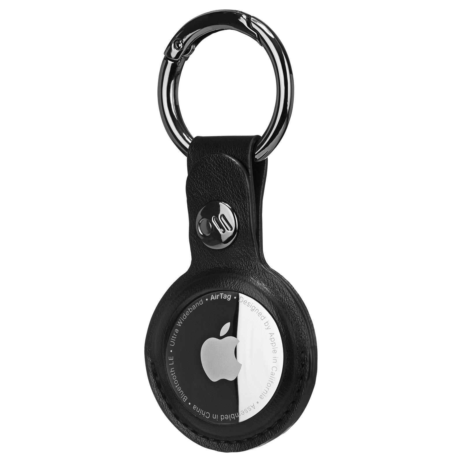 Airtag Holder with Keychain Carabiner - Secure Case for Apple