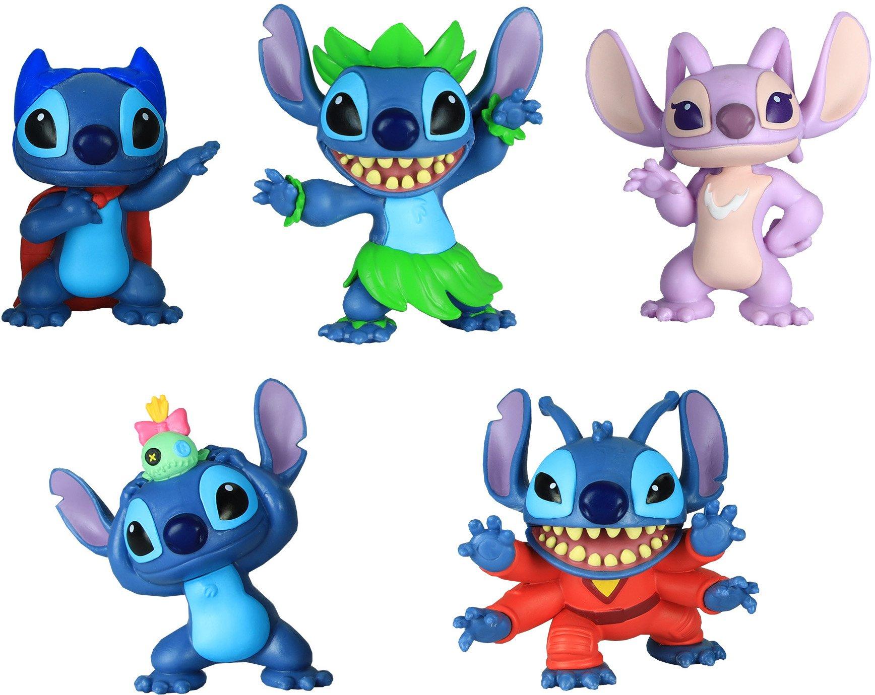 Just Play Disney Lilo and Stitch Collectors 5 Piece 3-in Figure