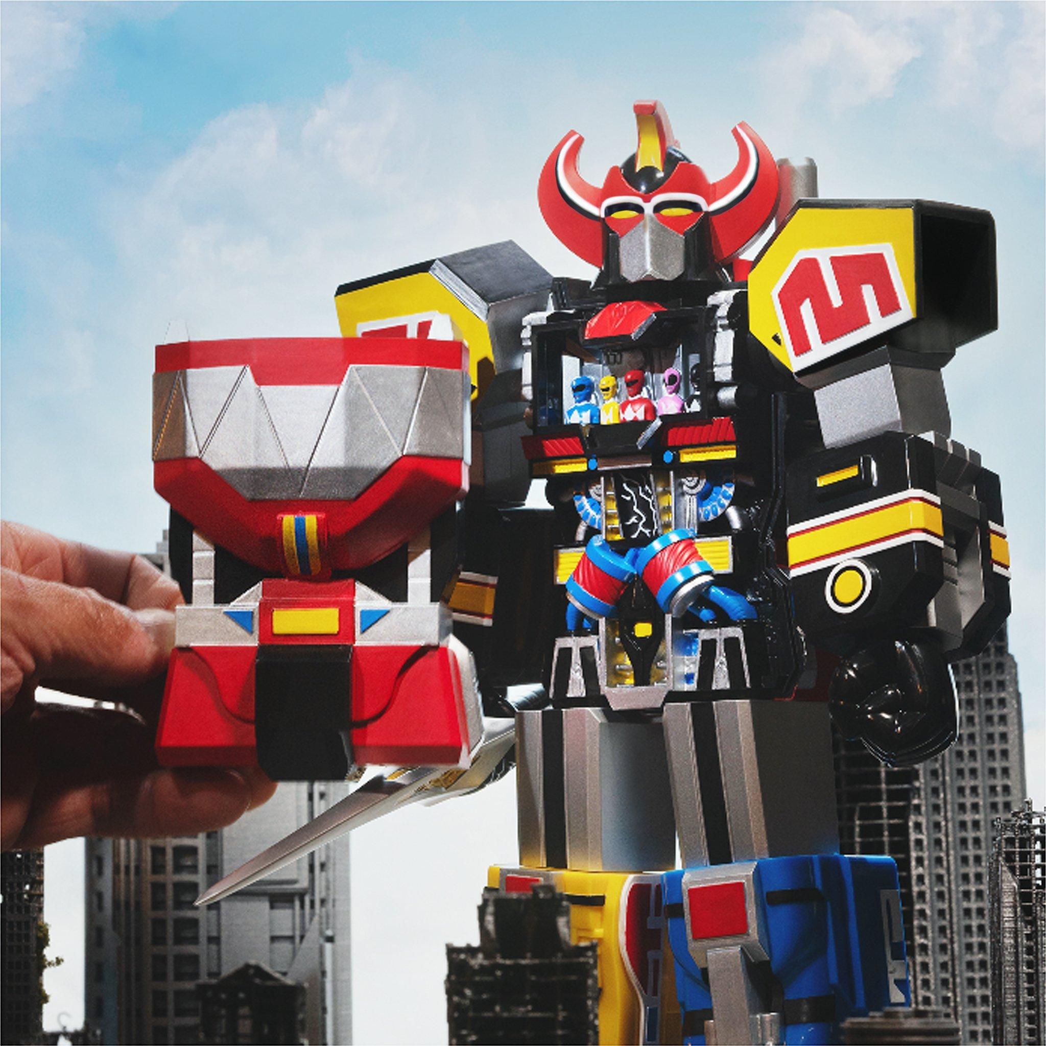 list item 4 of 6 Super7 Mighty Morphin Power Rangers Super Cyborg Megazord 11-in Action Figure