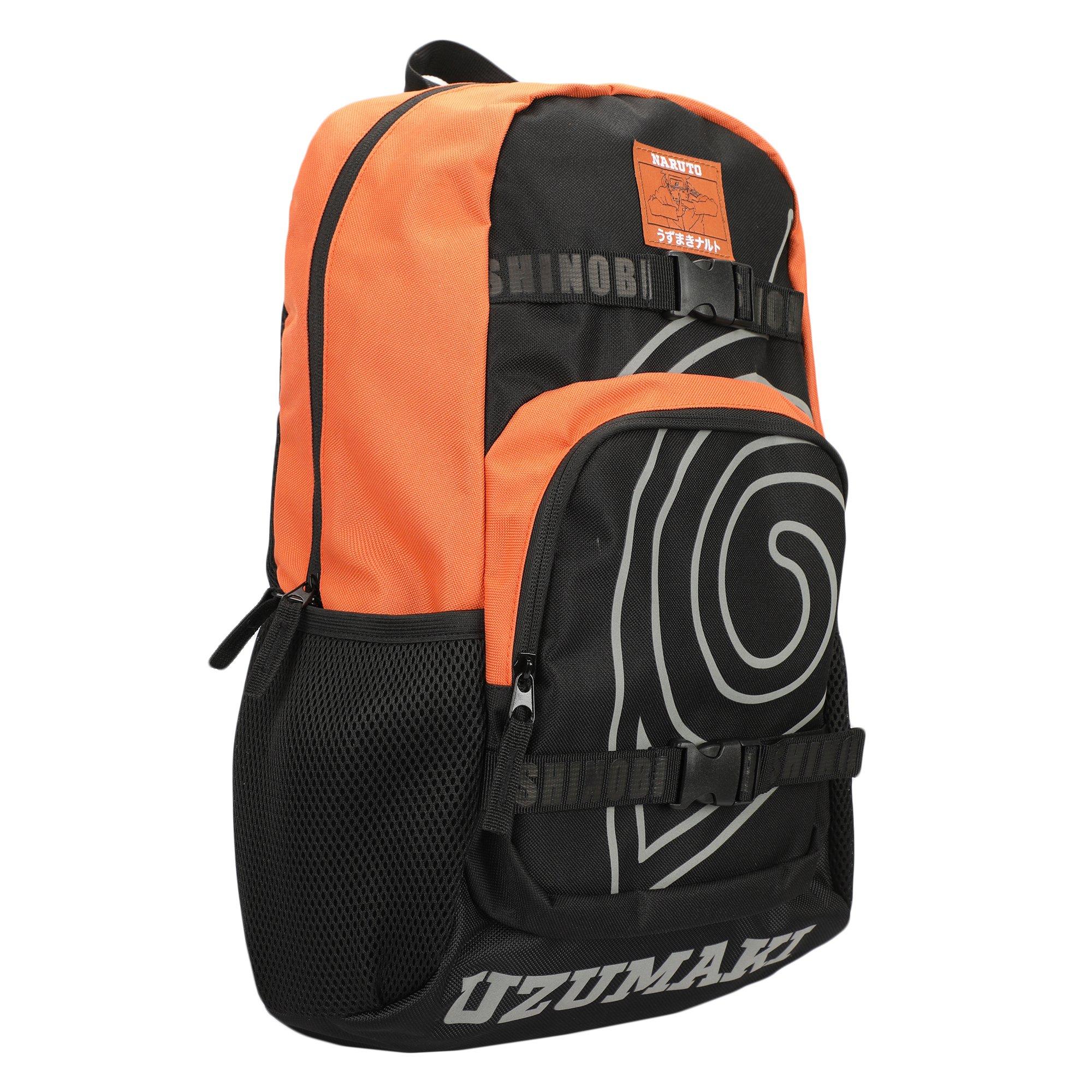 Naruto Backpack Logo Official Black