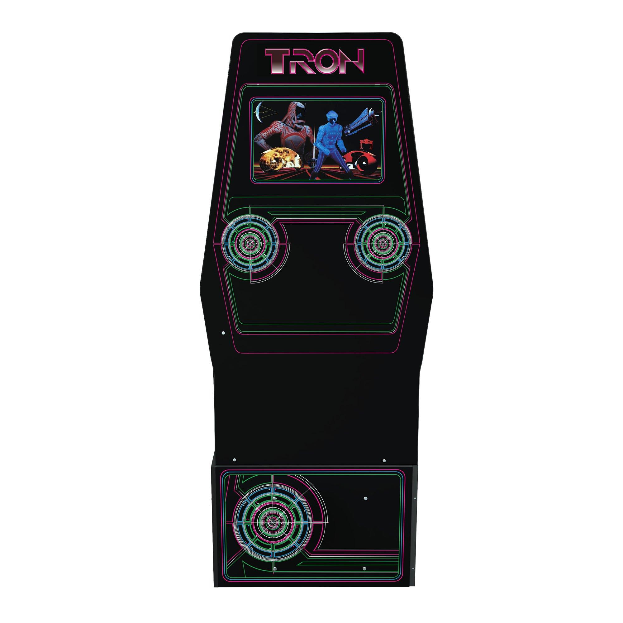 list item 4 of 9 Arcade1Up Tron Arcade Cabinet with Riser and Stool