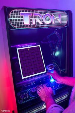 list item 9 of 9 Arcade1Up Tron Arcade Cabinet with Riser and Stool