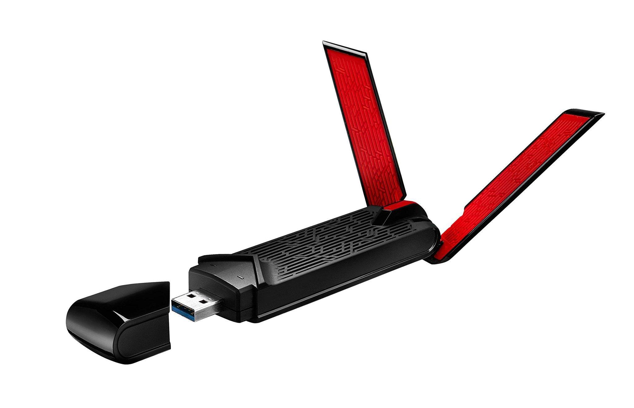 list item 2 of 2 ASUS Dual Band USB 3.0 WiFi Adapter AC1900