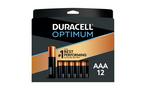 Duracell Optimum AAA Batteries 12 Pack