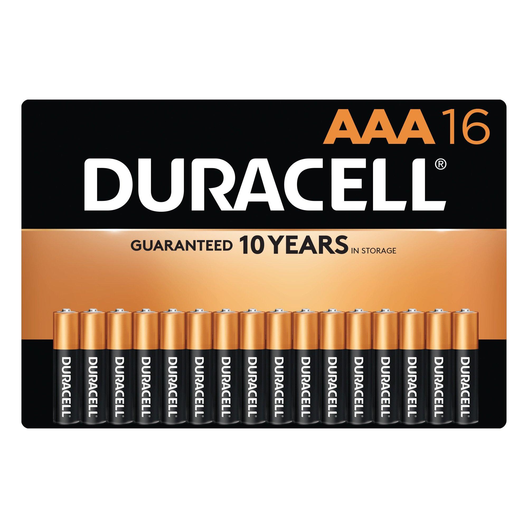 list item 1 of 4 Duracell Coppertop AAA Batteries 16 Pack