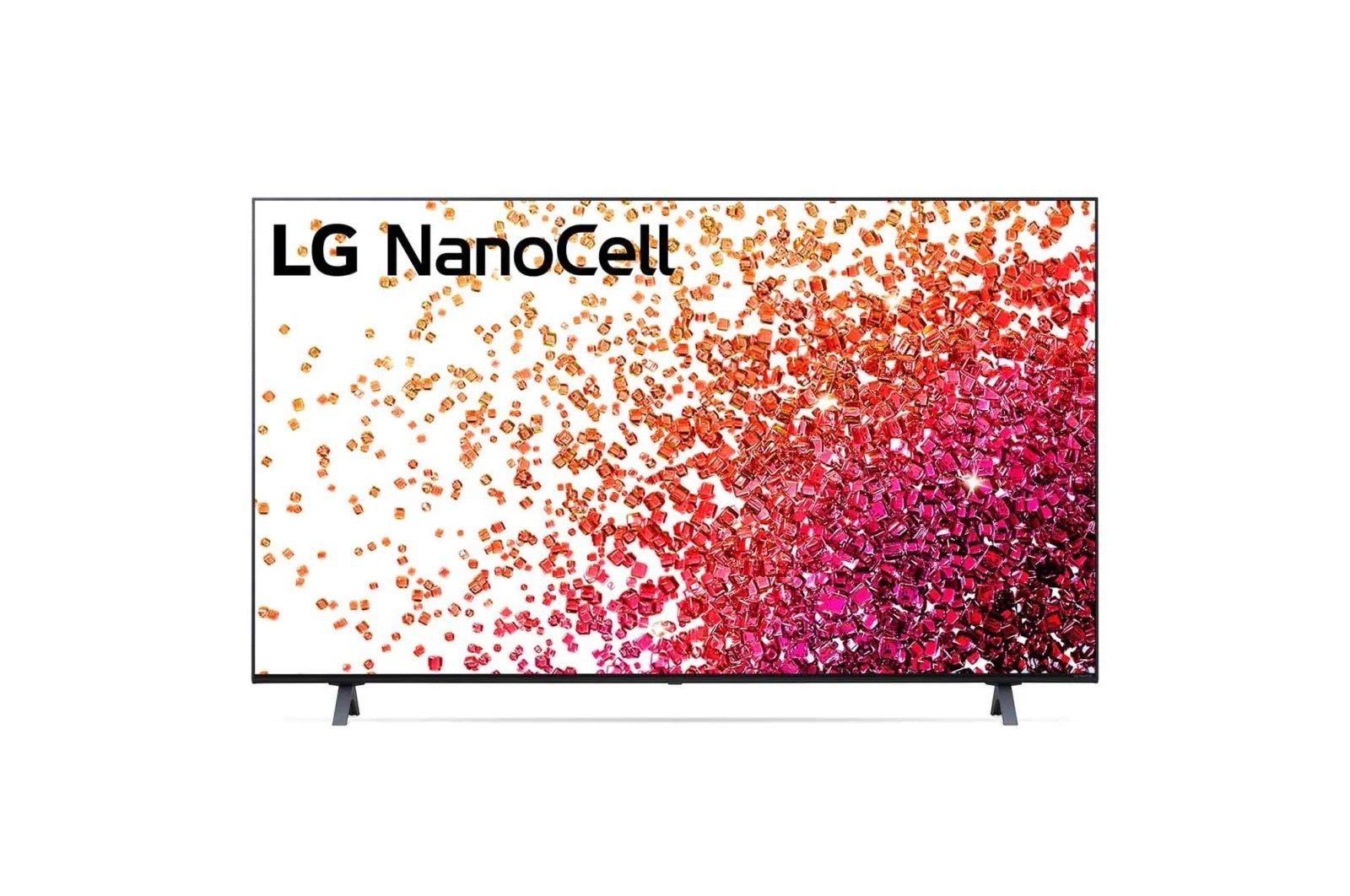 LG 55-In NanoCell 75 Series 4K Smart UHD TV 2021 with AI ThinQ 55NANO75UPA