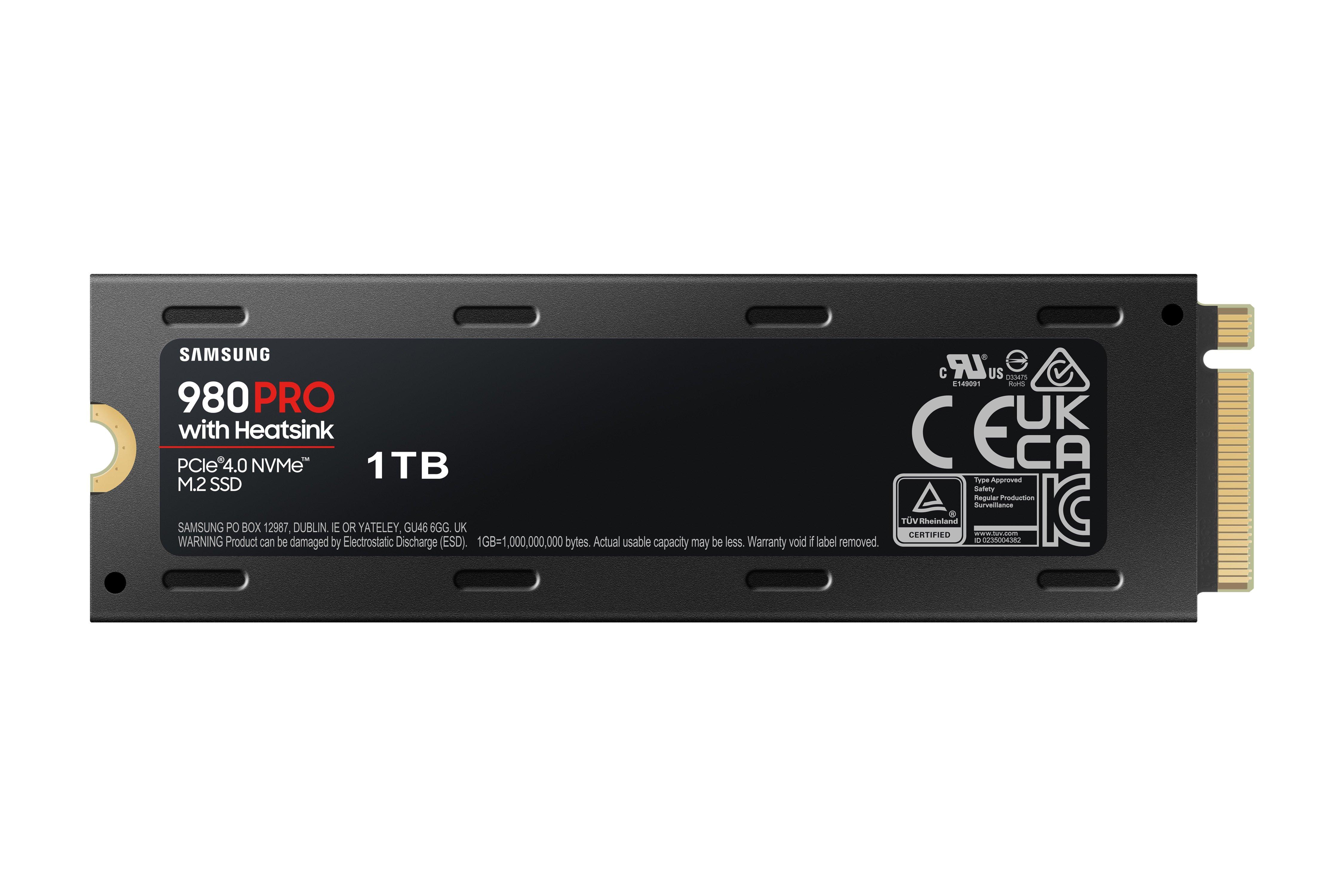 Samsung 980 PRO 1TB PCIe 4.0 NVMe M.2 Internal VNAND Solid State Drive