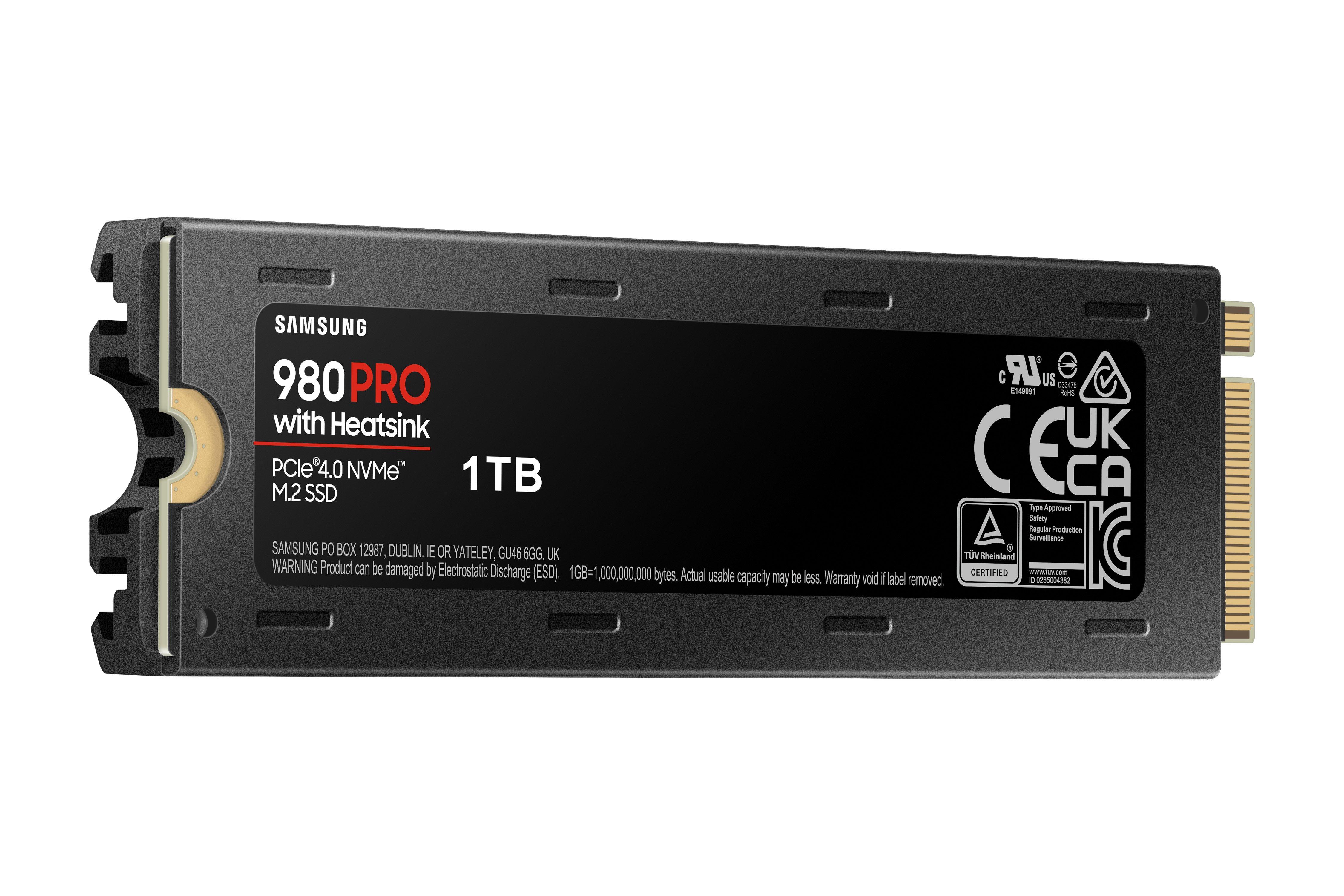 Samsung 980 PRO 1TB PCIe 4.0 NVMe M.2 V-NAND Solid State Drive with Heatsink PlayStation 5 Compatible | GameStop