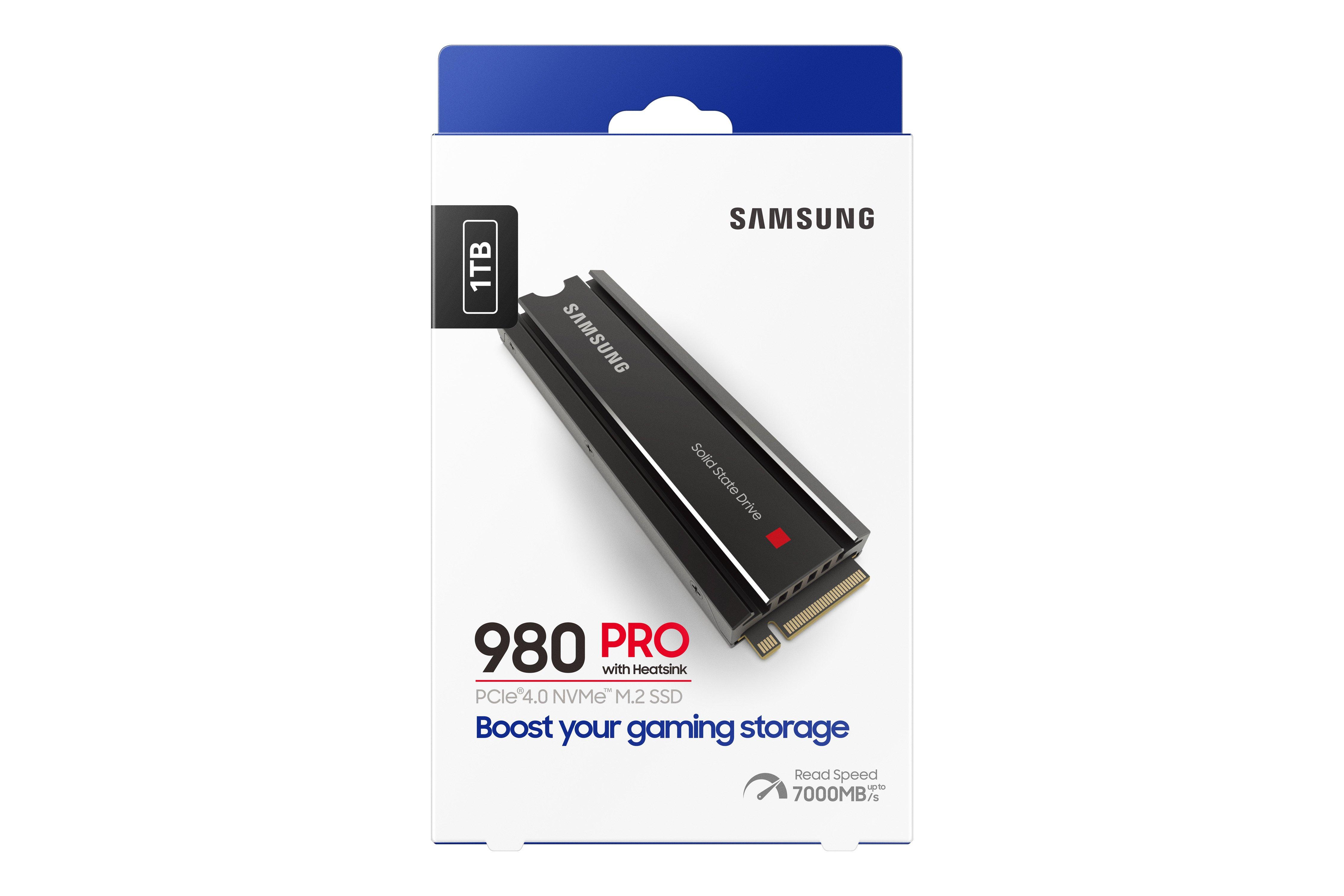 Samsung 980 PRO Internal NVMe Drive with V-NAND M.2 Solid PCIe 1TB PlayStation State Compatible 5 4.0 Heatsink | GameStop