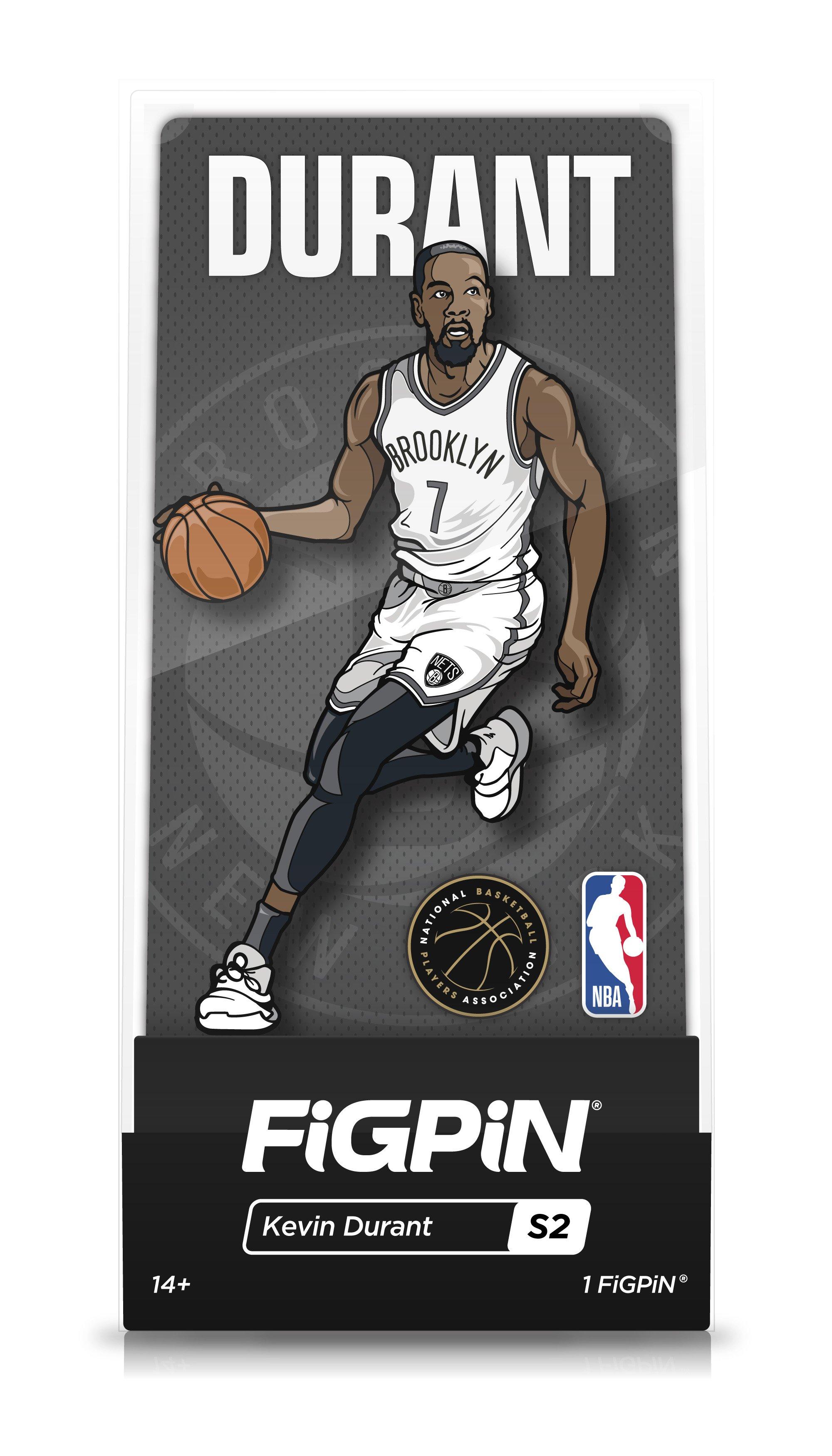 FiGPiN NBA Brooklyn Nets Kevin Durant Collectible Enamel Pin