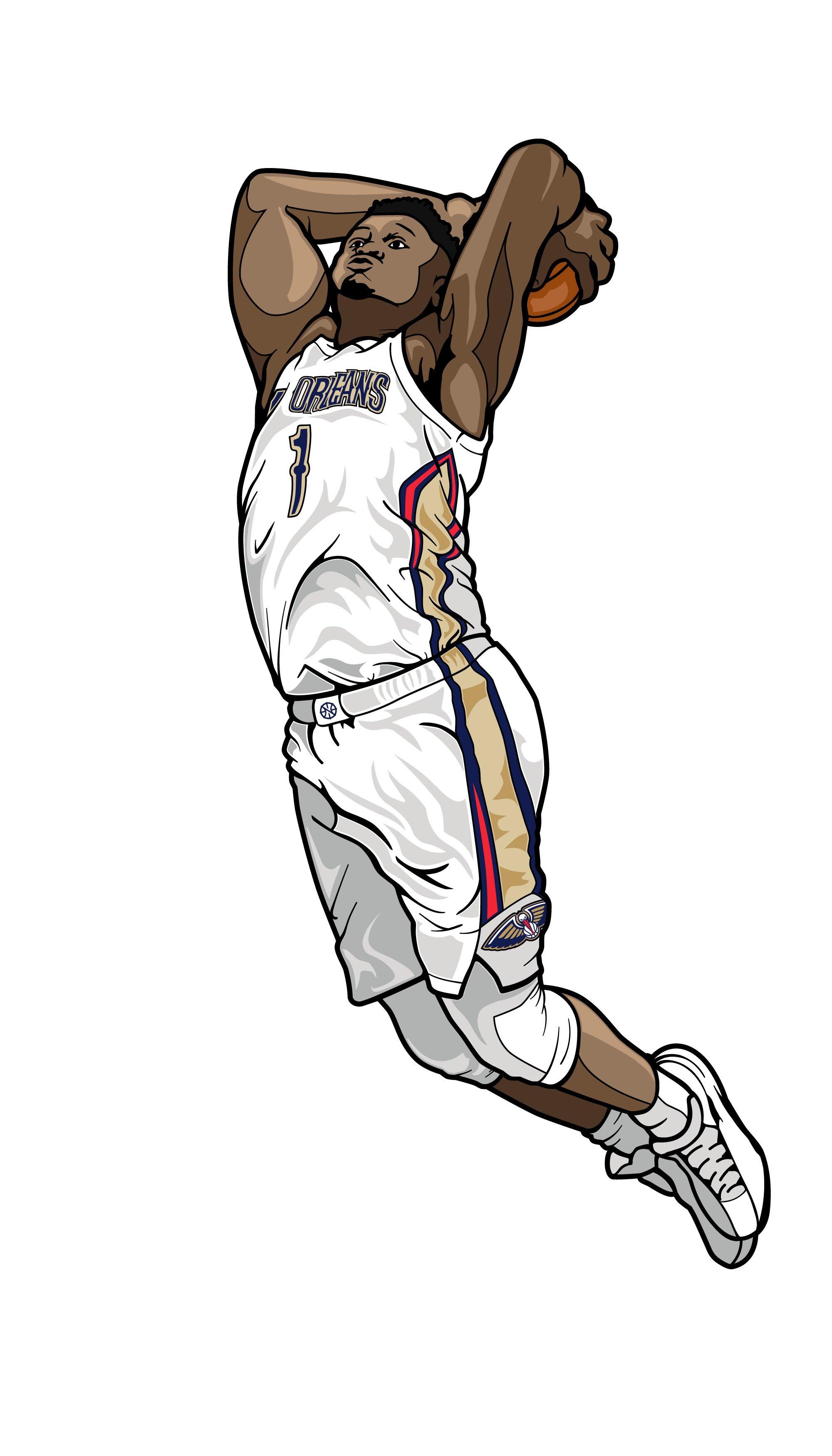 FiGPiN NBA New Orleans Pelicans Zion Williamson Collectible Enamel Pin
