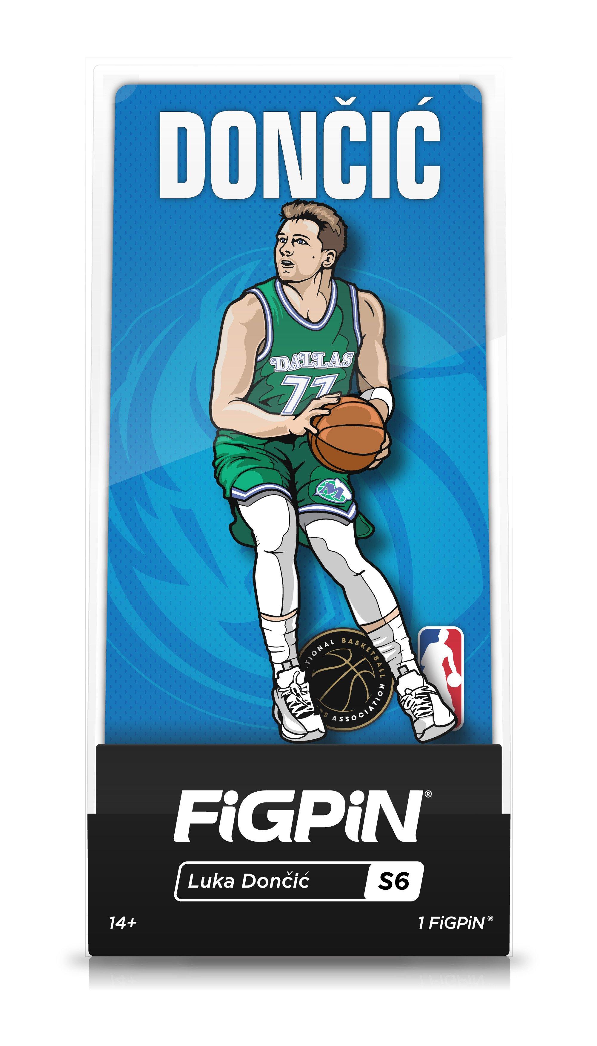FiGPiN NBA Dallas Mavericks Luka Doncic Collectible Enamel Pin