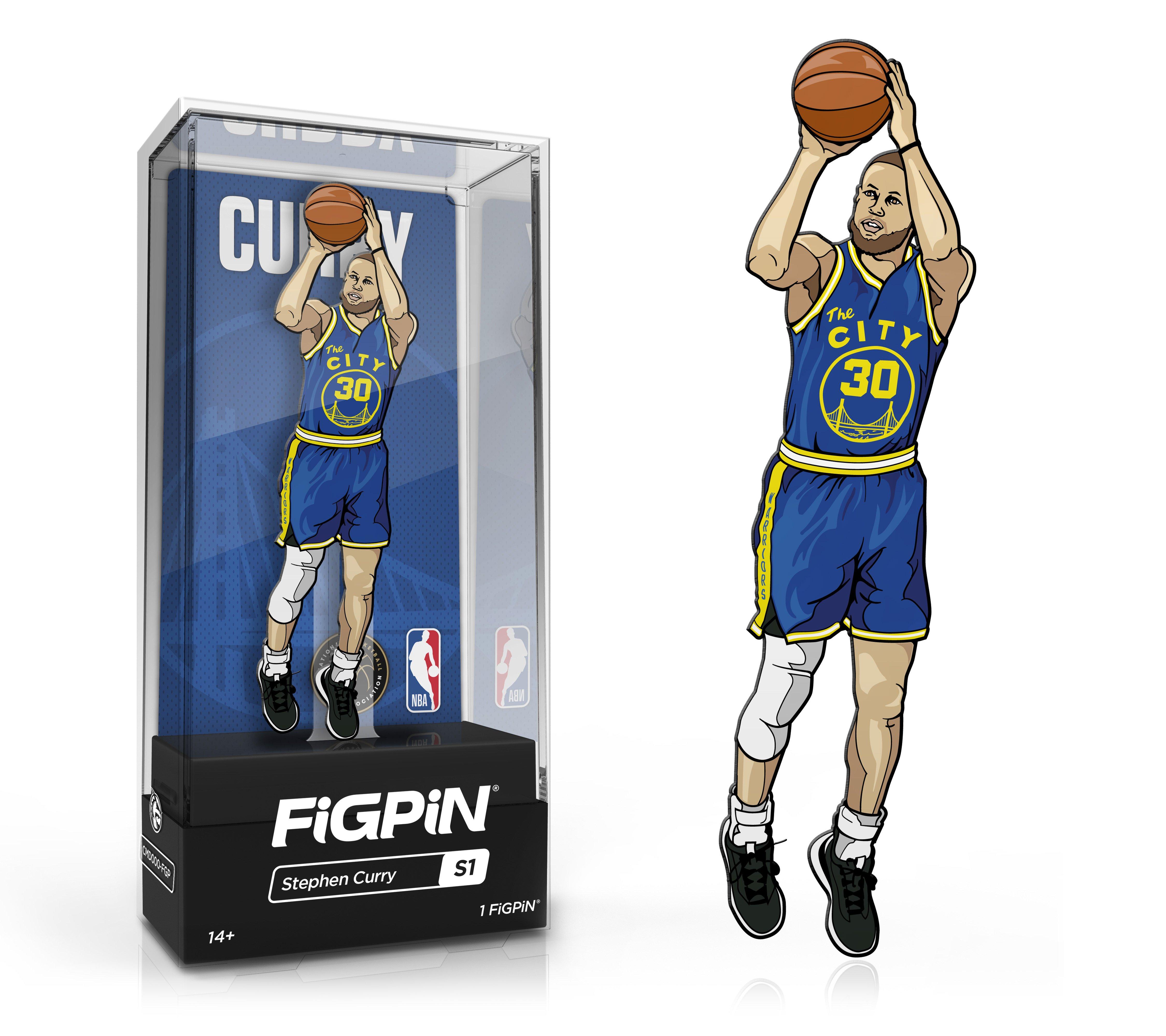 FiGPiN NBA Golden State Warriors Stephen Curry Collectible Enamel Pin |  GameStop