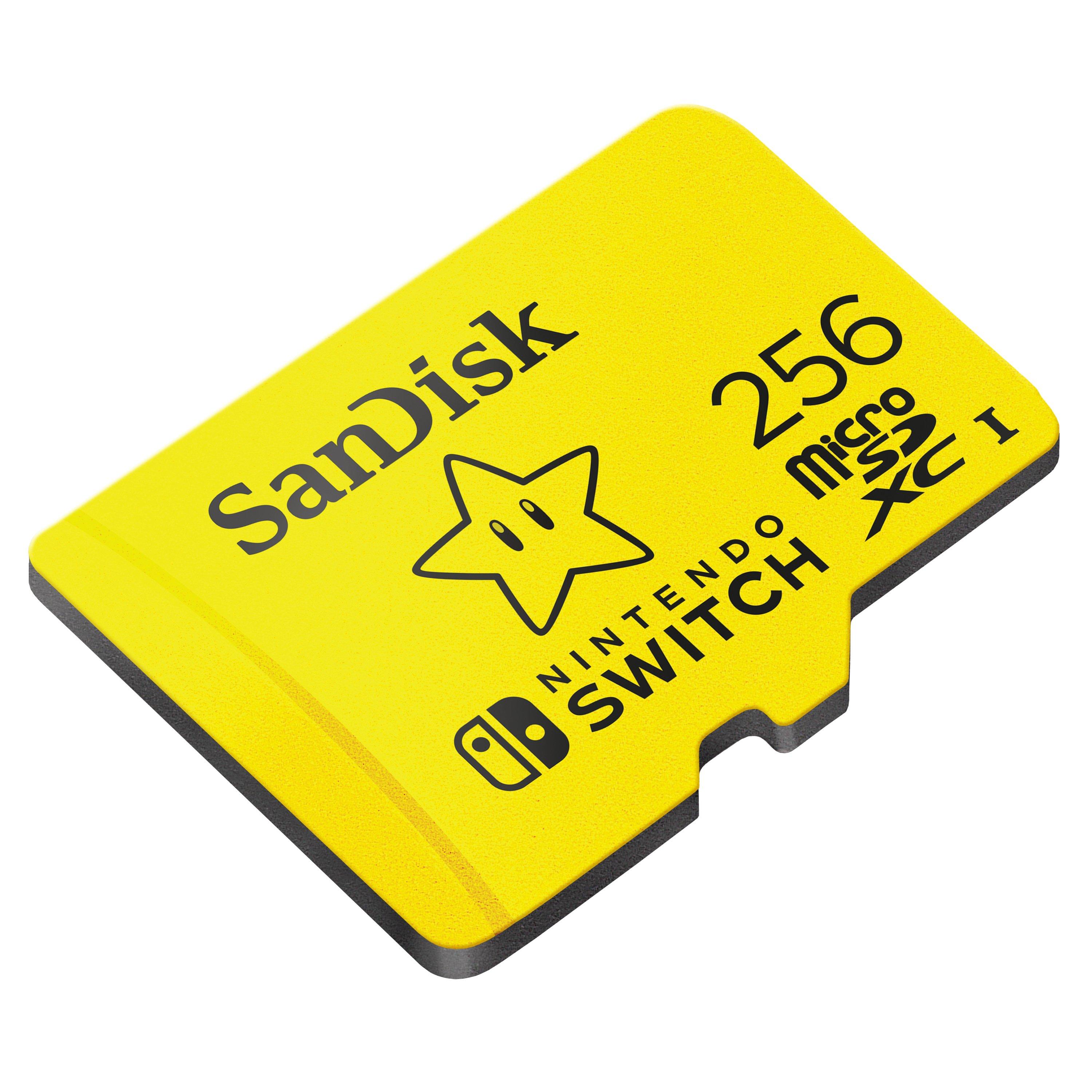 SanDisk 256GB microSDXC Card for Nintendo Switch With 200 Nintendo