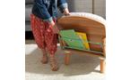 KidKraft Mid-Century Kid Reading Chair Ottoman