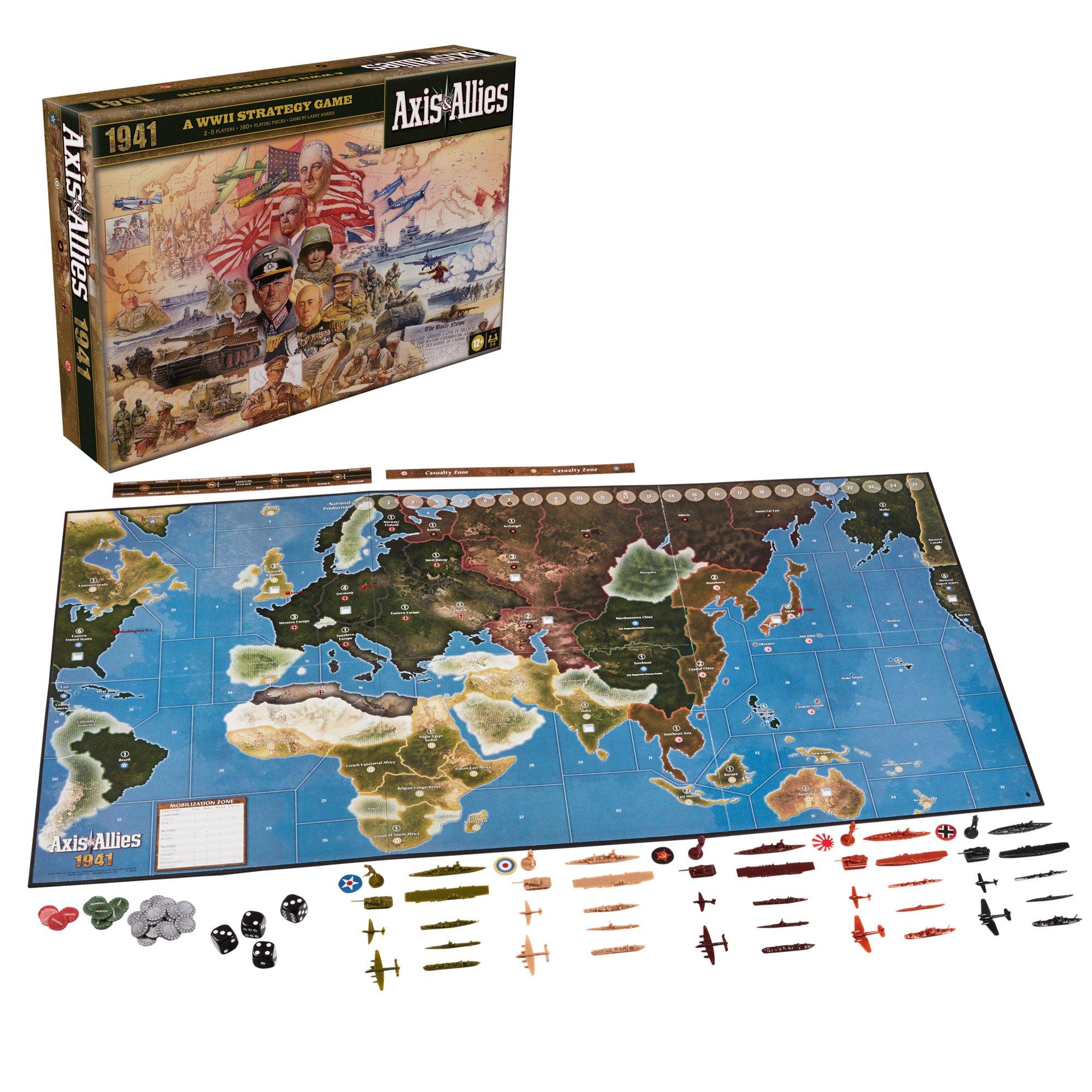 Hasbro Avalon Hill Axis & Allies Pacific Board Game 100 Complete 1st Edition for sale online 