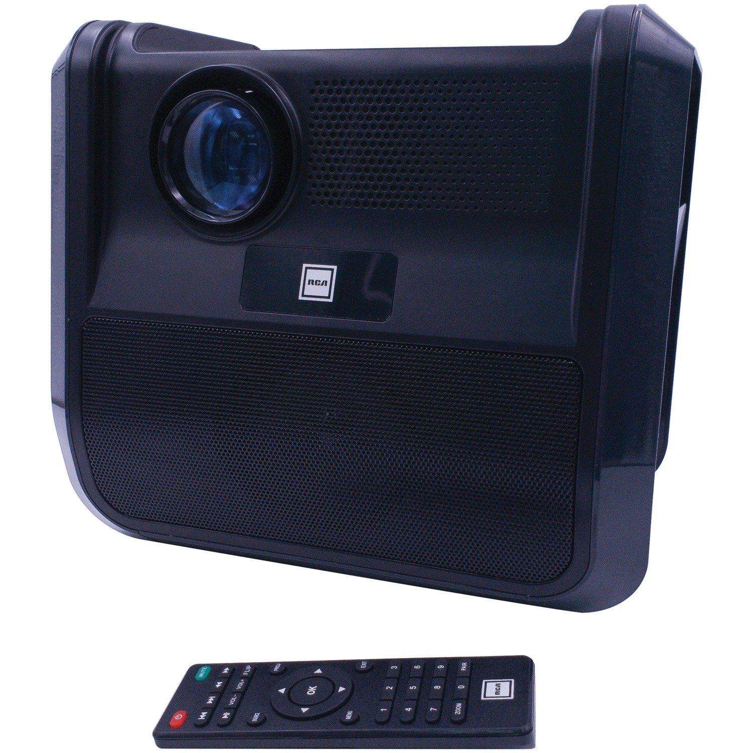 RCA Portable Home Theater Projector Entertainment System with Built-in