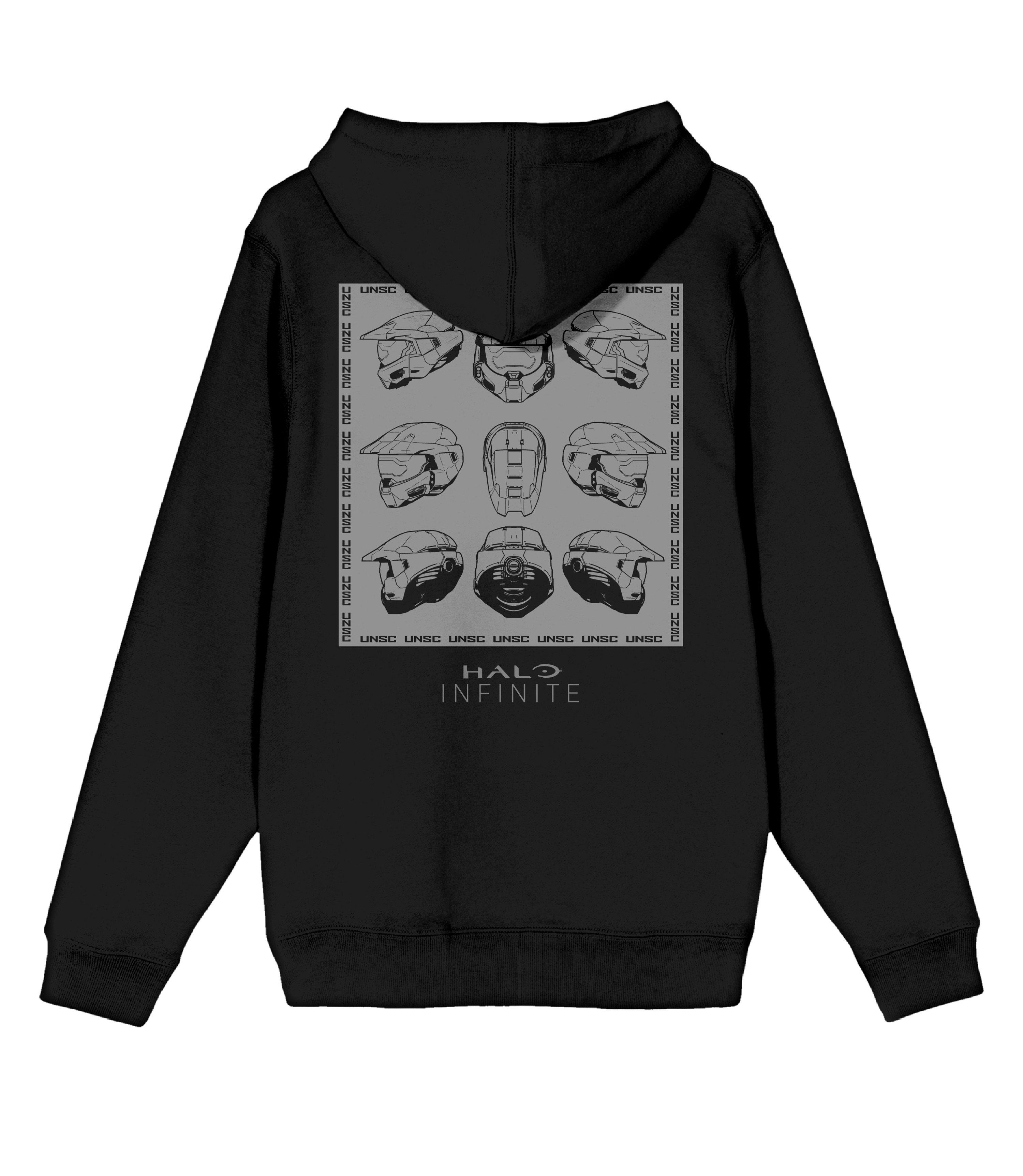 Halo Infinite Master Chief Helmat Unisex Hooded Sweatshirt