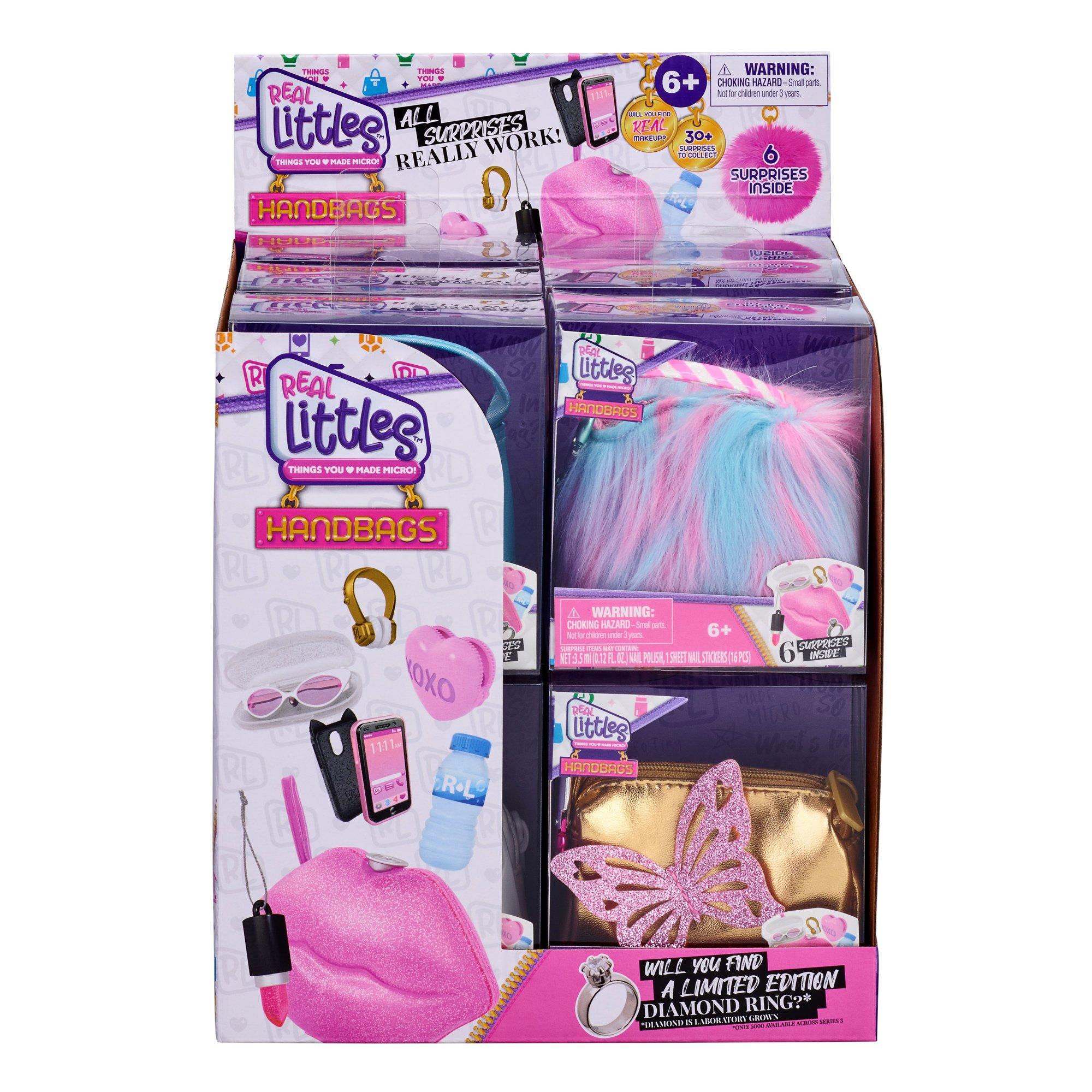 REAL LITTLES - Collectible Micro Handbag Collection with 17 Surprises  Inside!