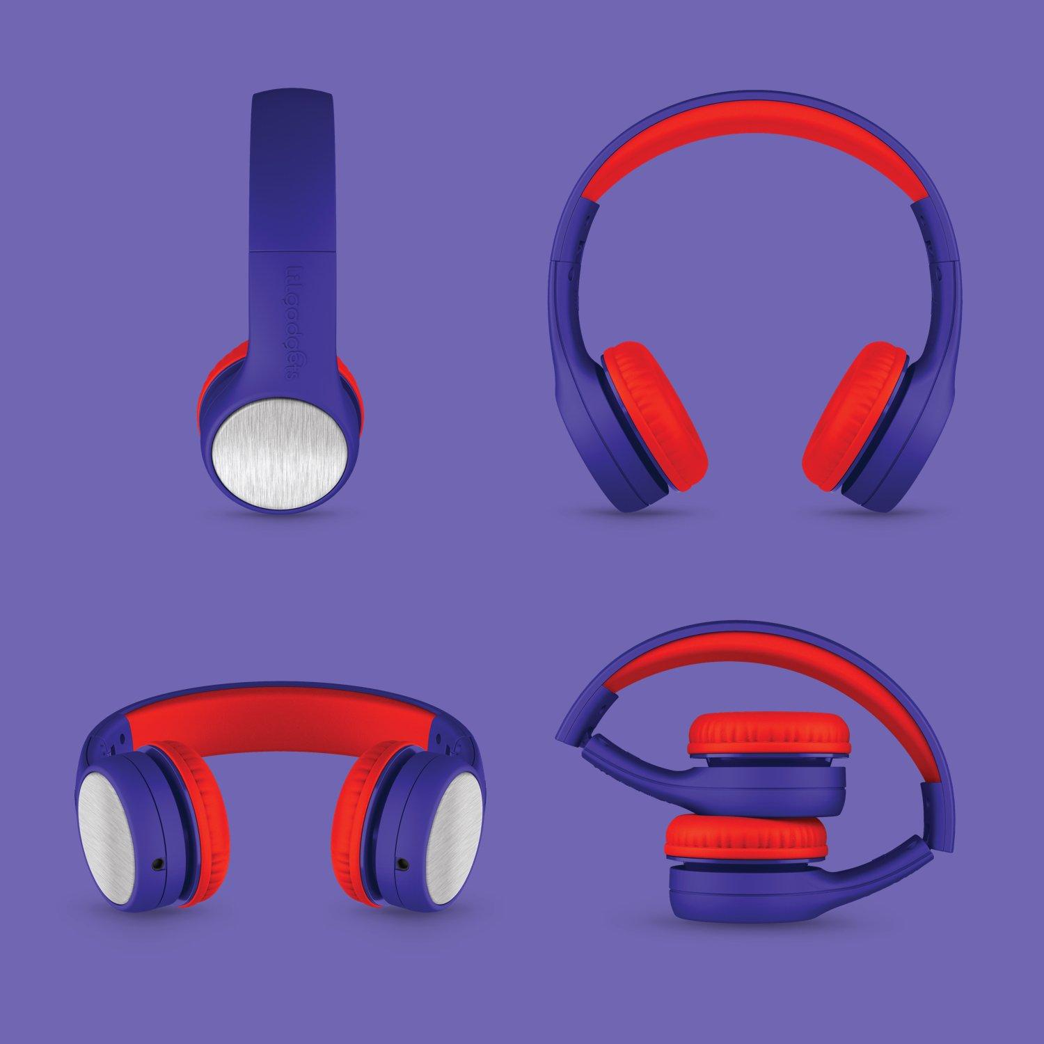 LilGadgets Connect Plus Style Wired Volume Limited Kids Over-Ear Headphones