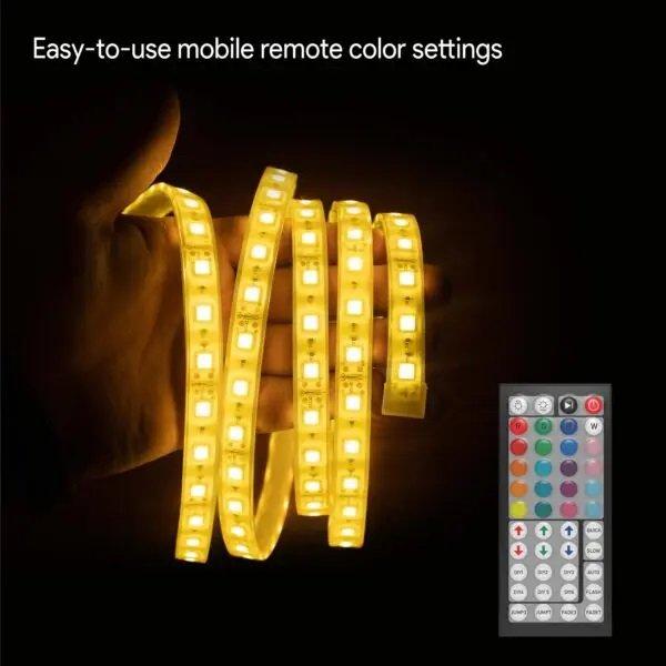 Tzumi Aura LED Remote Controlled ColorStrip 48ft Changing Light Strip