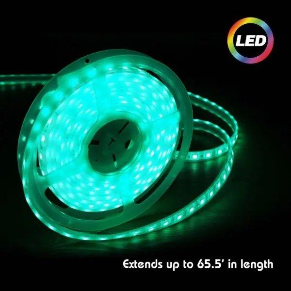 Tzumi Aura LED Remote Controlled ColorStrip 48ft Changing Light Strip