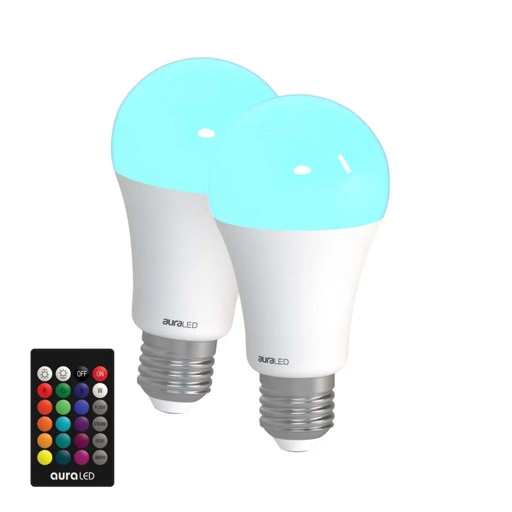 Tzumi Aura LED Remote Controlled ColorDuo Changing LED Bulbs