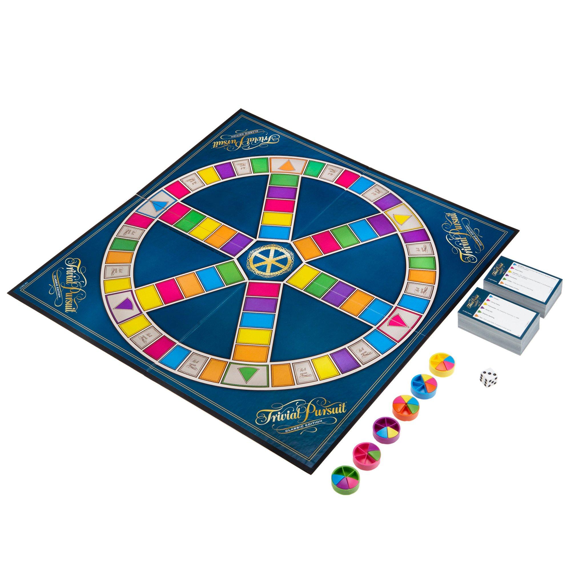  Hasbro Gaming Trivial Pursuit Game: Classic Edition : Toys &  Games