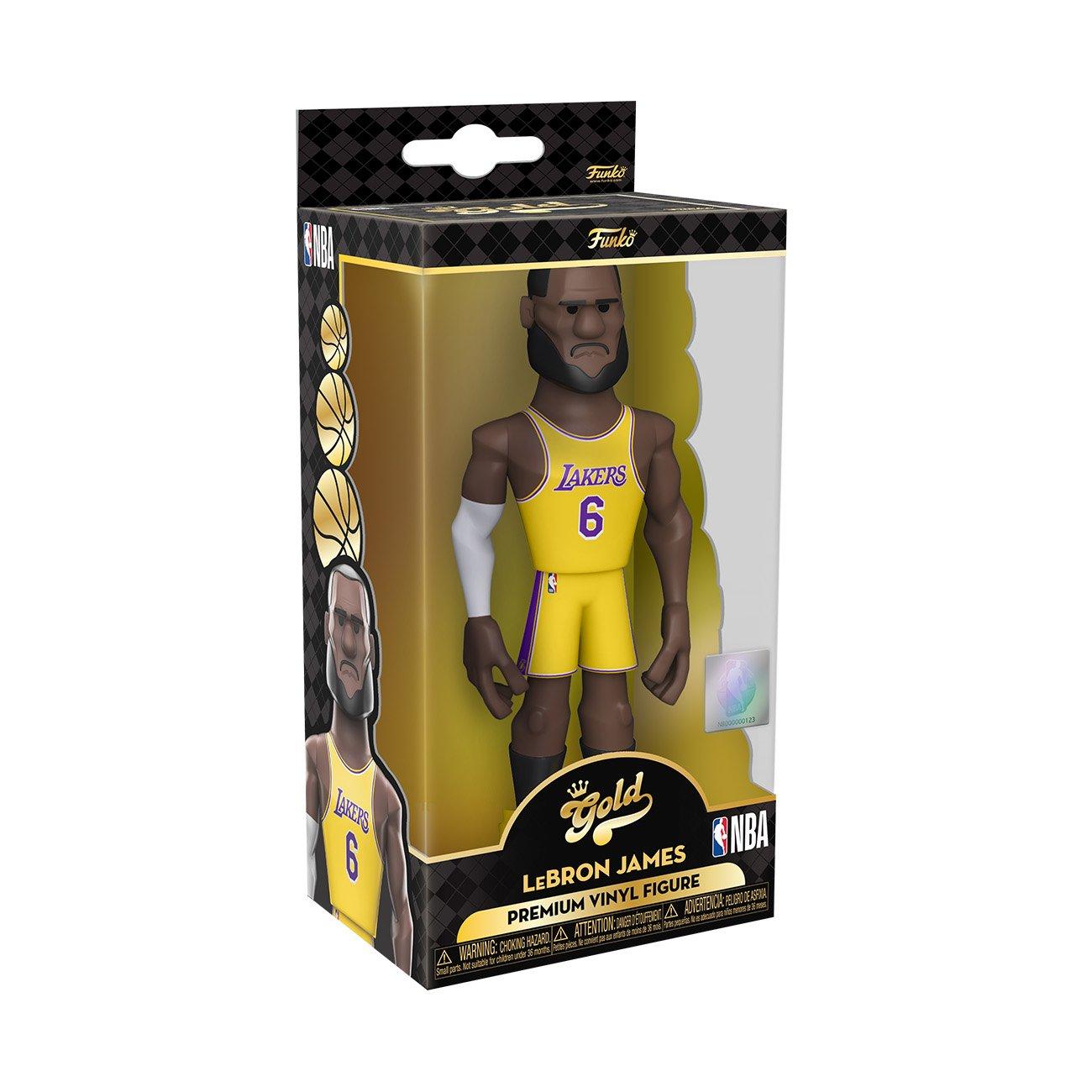 Lebron James Los Angeles Lakers Signed Autographed NBA FUNKO GOLD POP  Premium Vinyl Figure Heritage Authentication COA