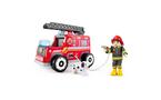 Hape Fire Truck Toy with Fireman and Dog
