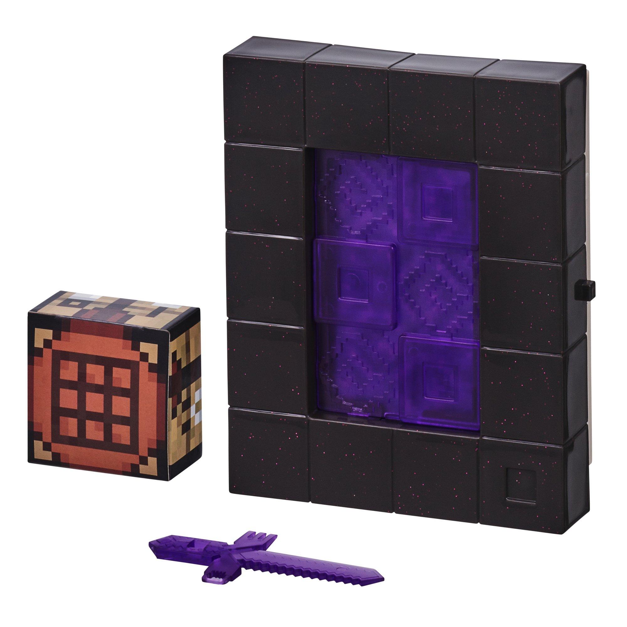 Moose Toys Treasure X Minecraft Series 1 Overworld Pack Nether Portal Blind Bag