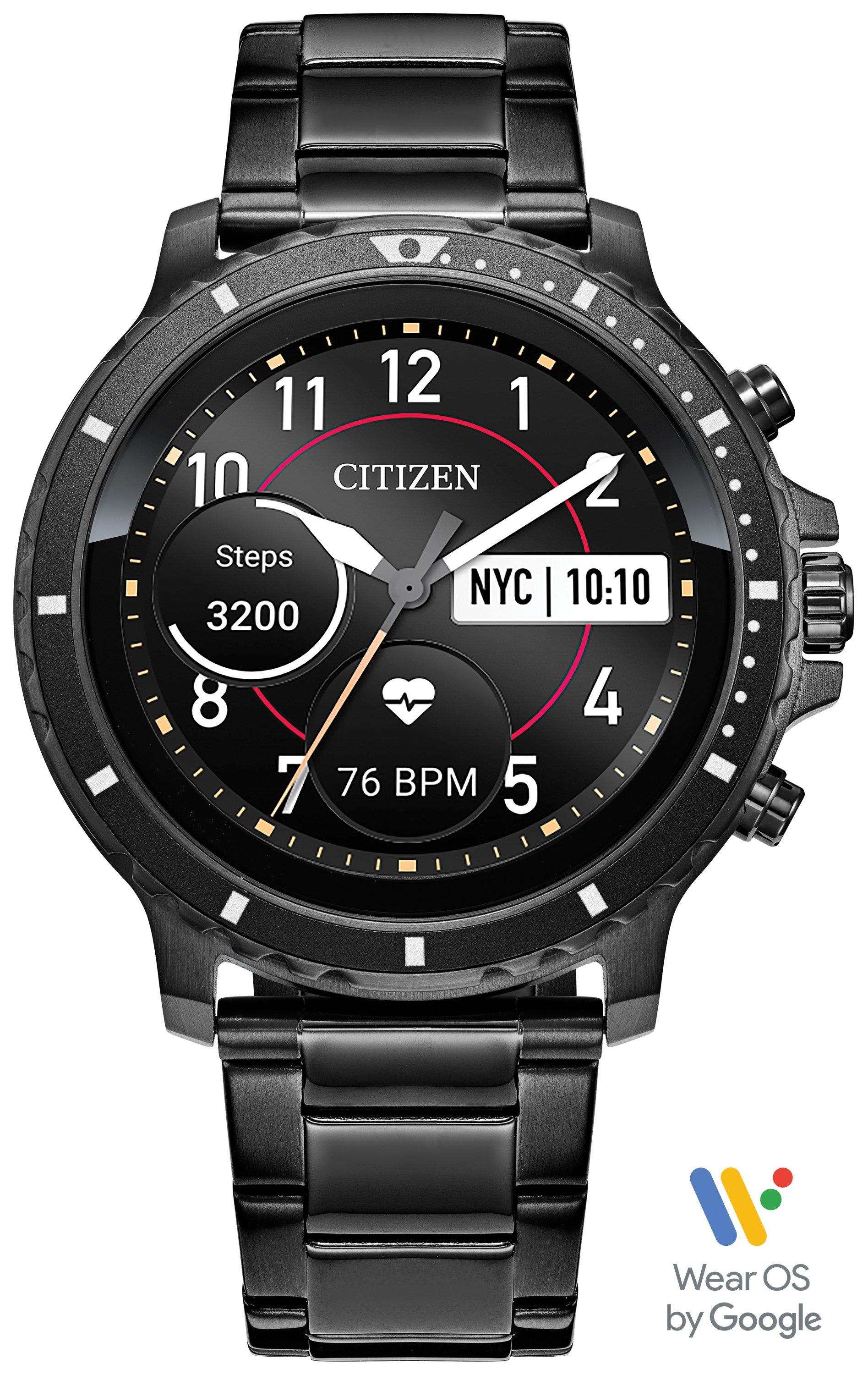 list item 1 of 13 Citizen CZ Smart 46mm Grey Stainless Steel Smartwatch