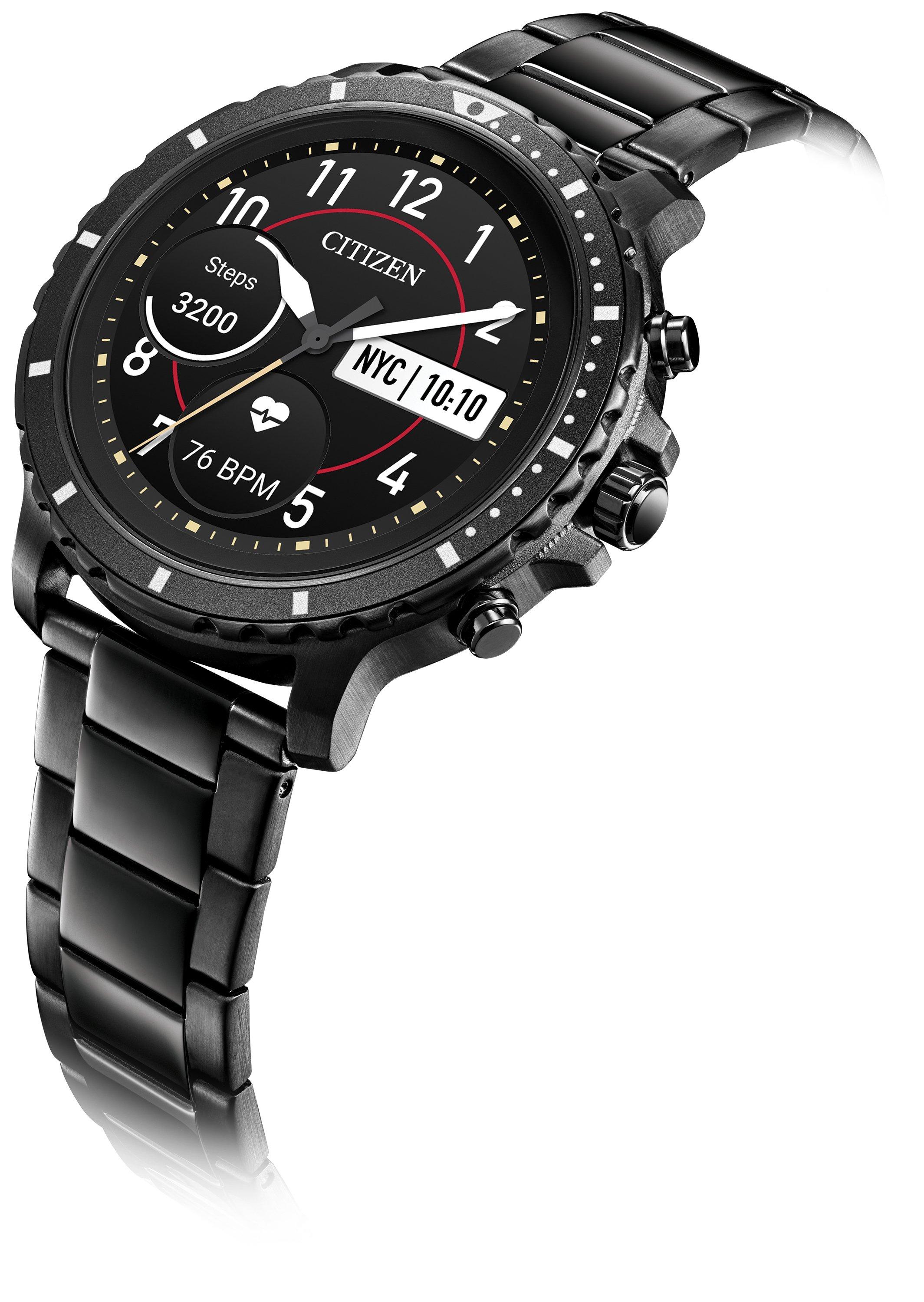 list item 2 of 13 Citizen CZ Smart 46mm Grey Stainless Steel Smartwatch