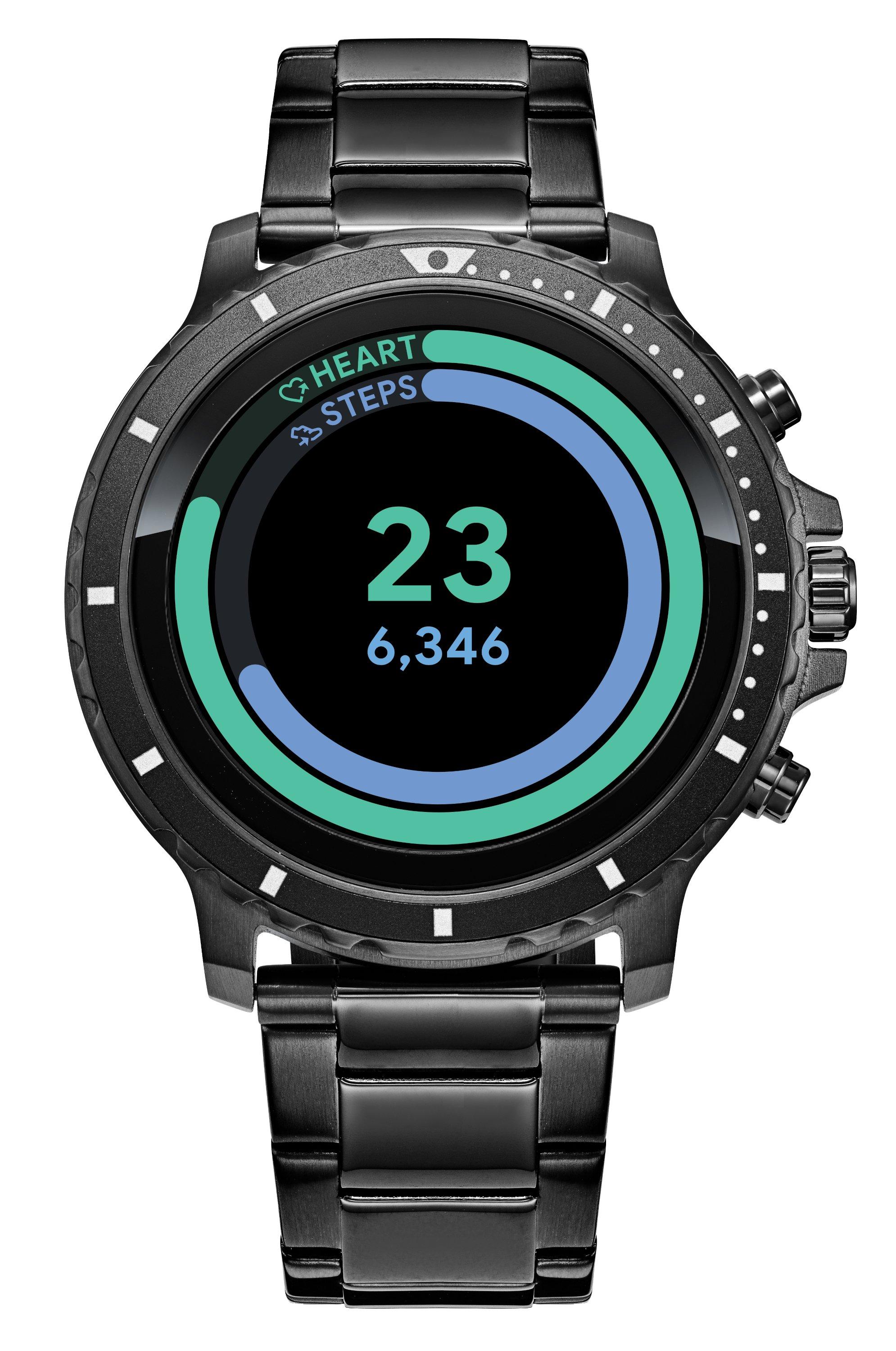 list item 9 of 13 Citizen CZ Smart 46mm Grey Stainless Steel Smartwatch