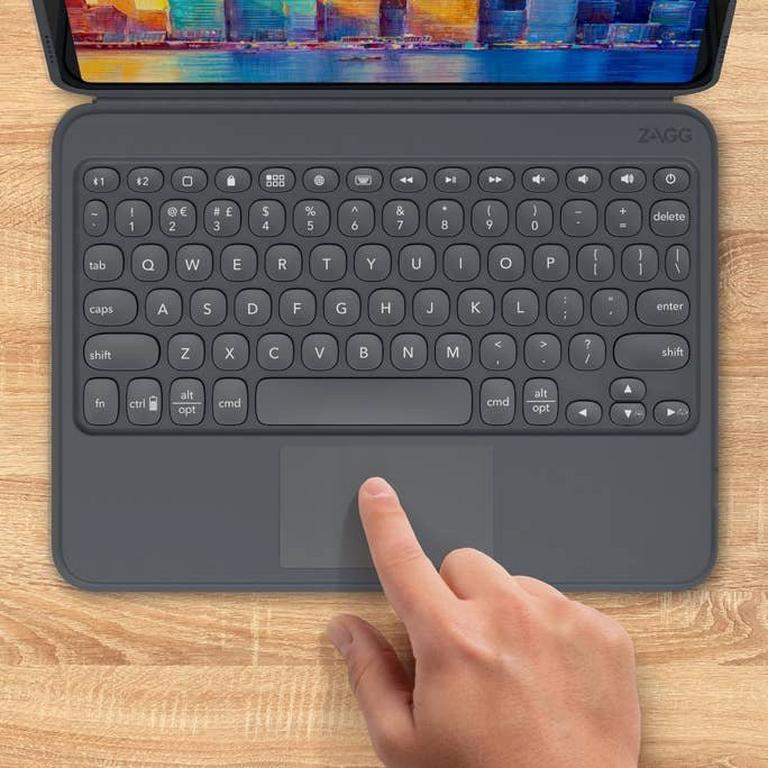 ZAGG Pro Keys Wireless Keyboard and Case with Trackpad for 10.9-in iPad Air/11-in Pro Charcoal