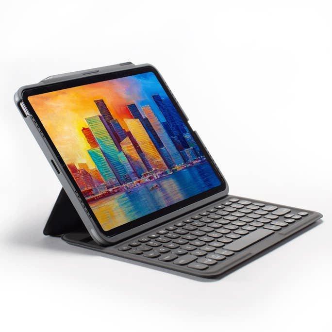 ZAGG Pro Keys Wireless Keyboard and Case for 12.9-in iPad Pro Charcoal
