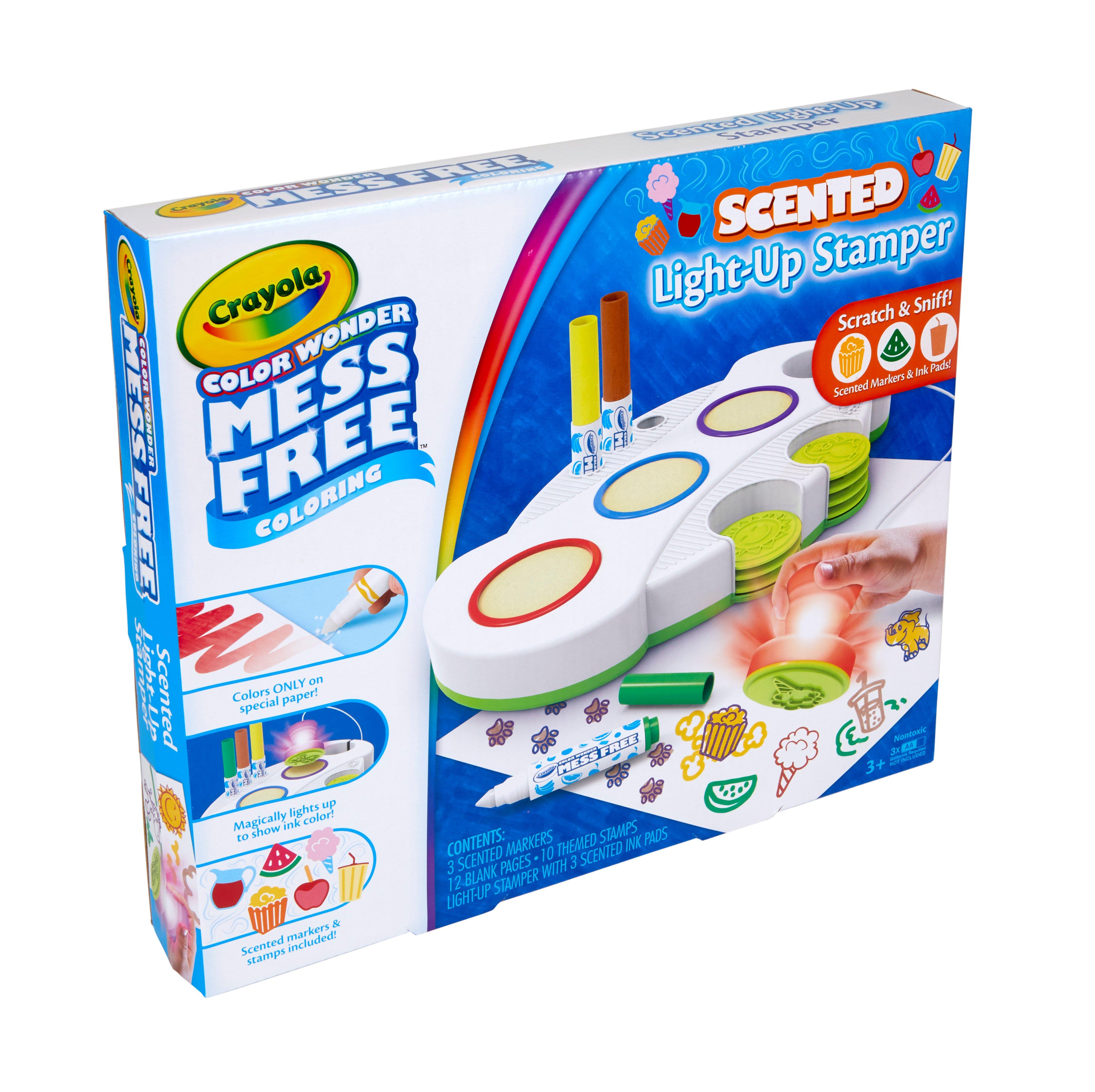 Crayola Color Wonder Scented Light Up Stamper Activity Set