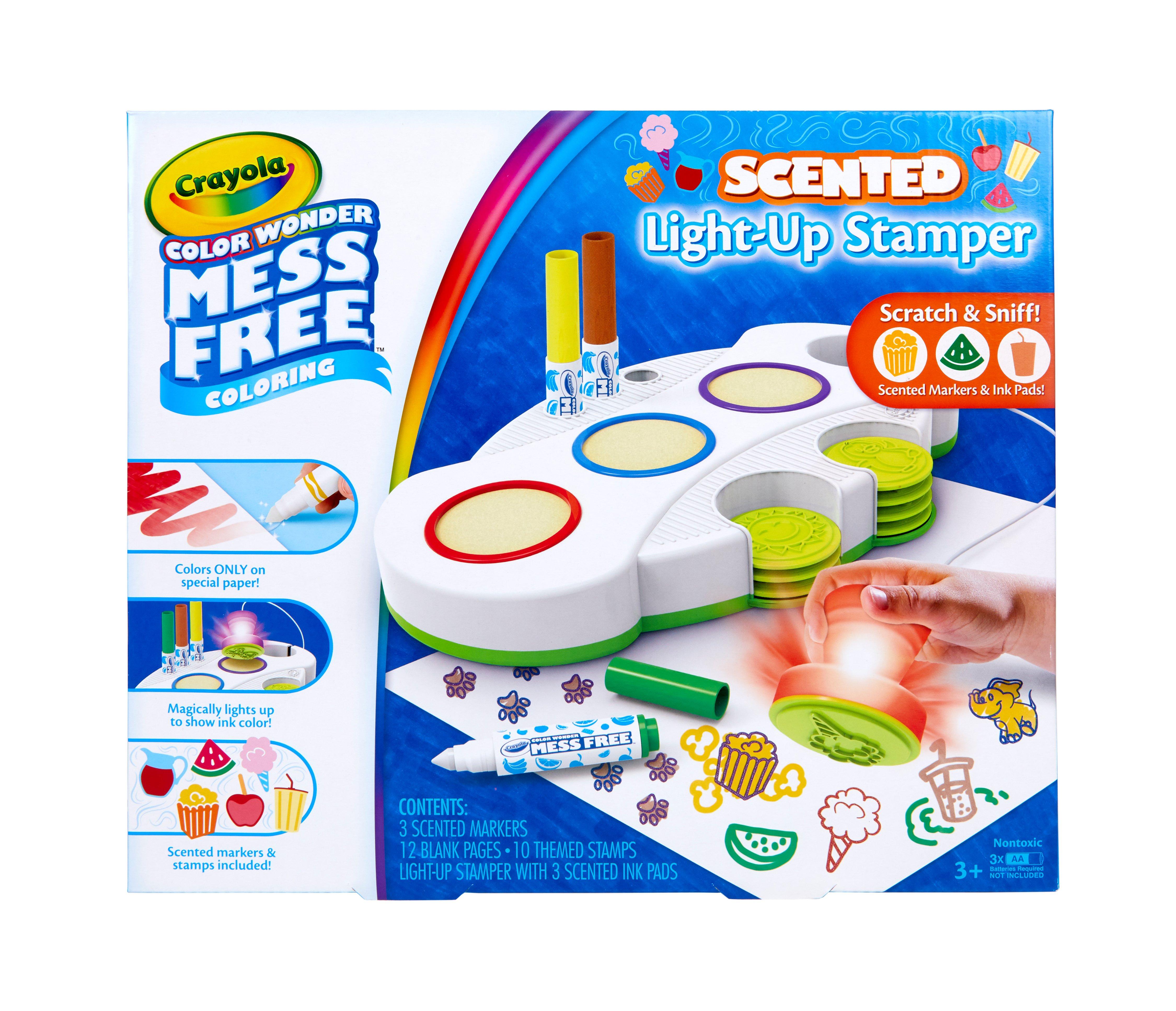 Crayola Color Wonder Scented Light Up Stamper Activity Set