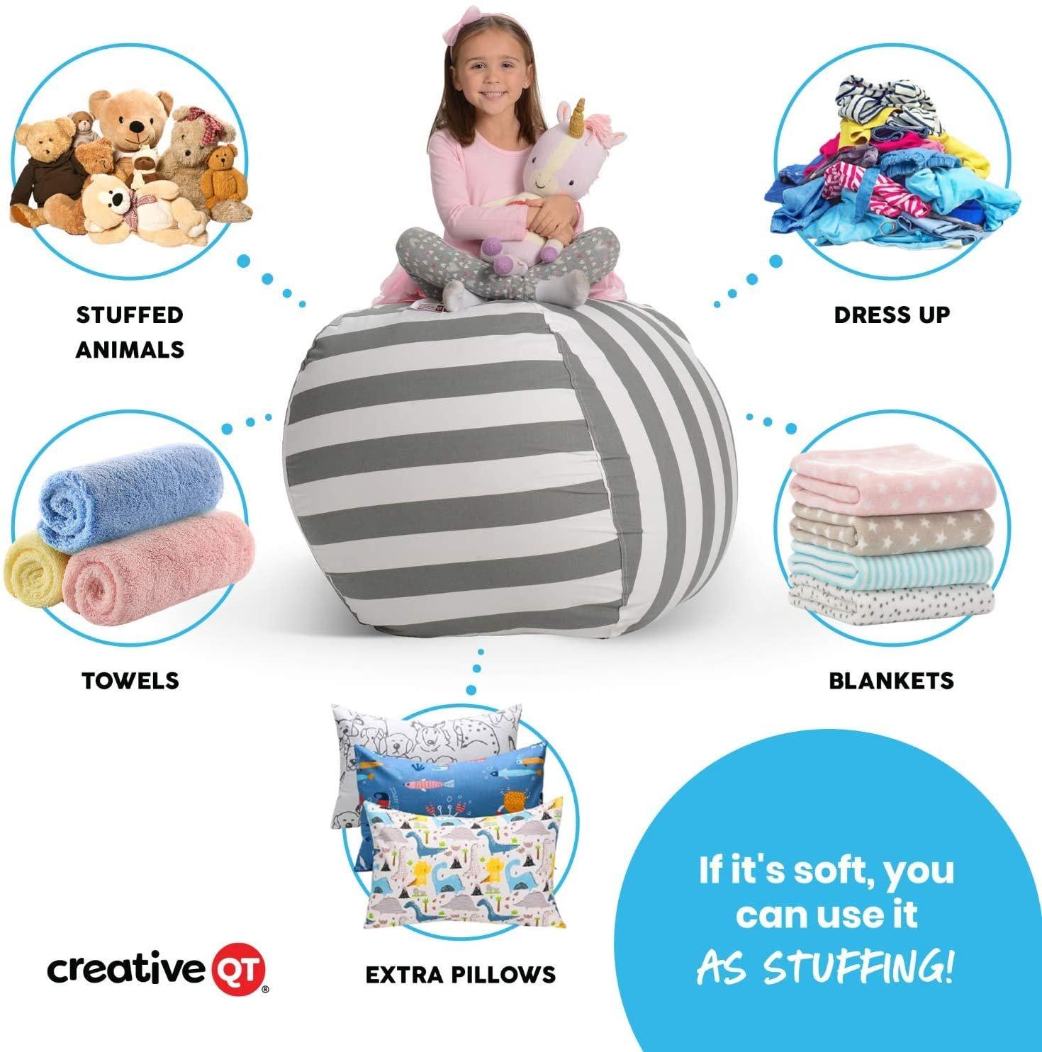 creative qt storage bean bag