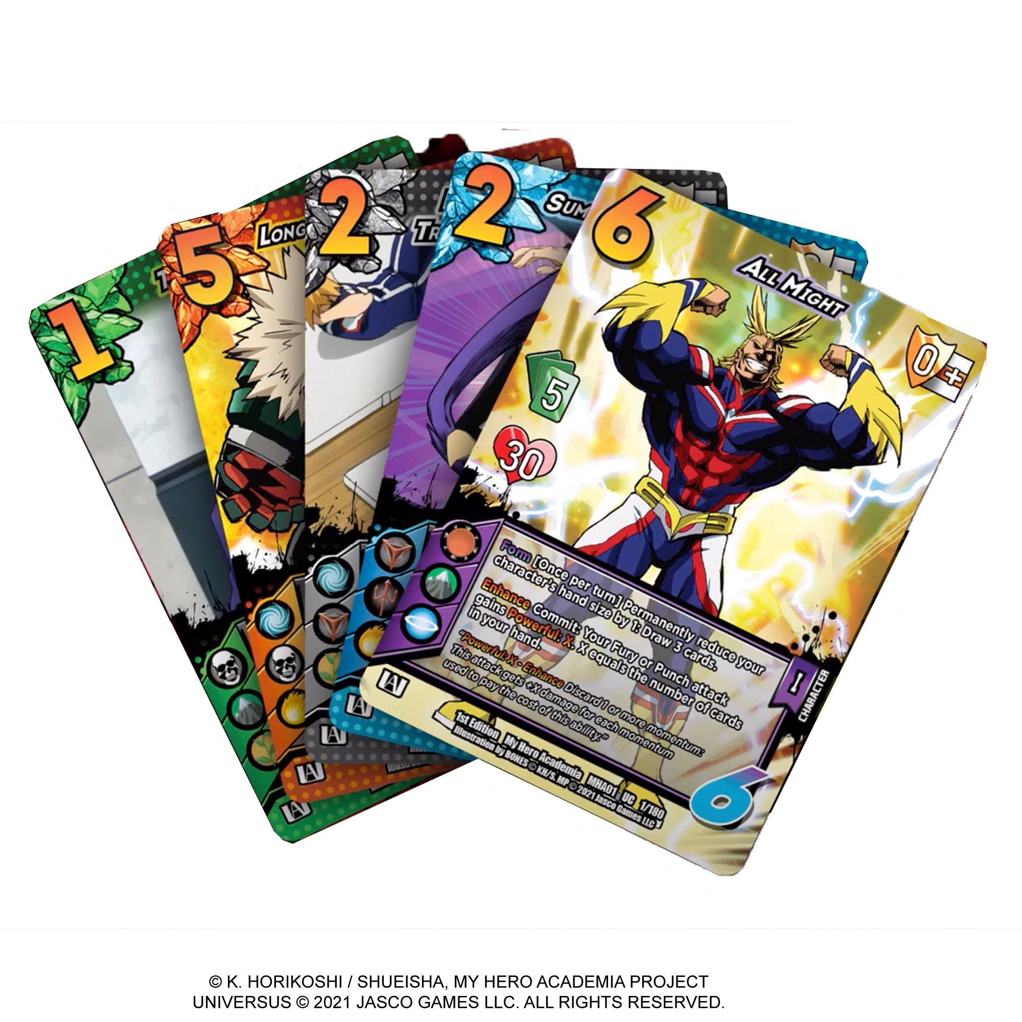 Jasco Games My Hero Academia Collectible Card Game Series 1 Unlimited |  240-card 24-Pack Booster Display | Trading Cards for Adults and Teens |  Ages