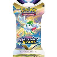 list item 1 of 1 Pokemon Trading Card Game: Sword and Shield Brilliant Stars Sleeved Booster Pack