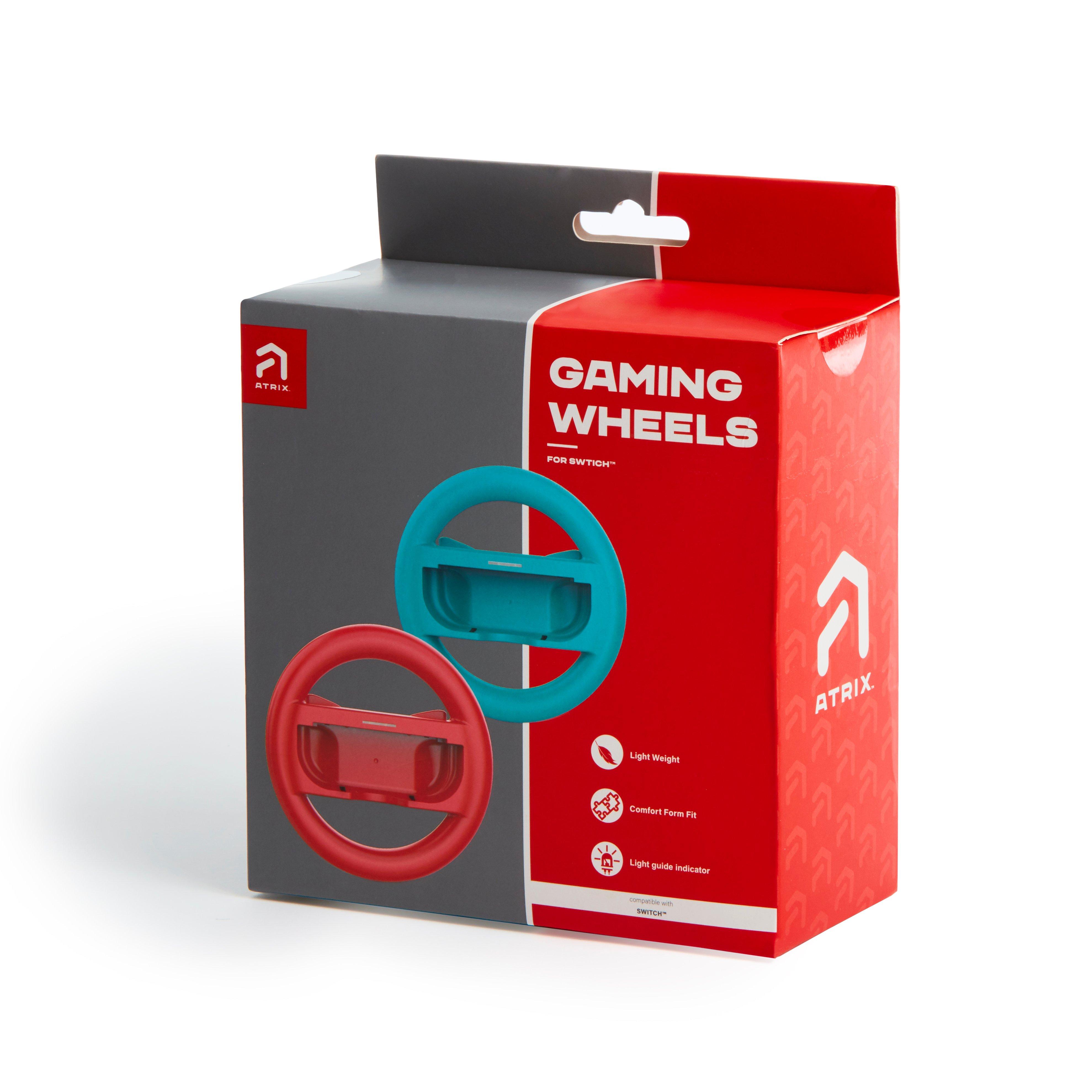 Atrix Joy-Con Gaming Wheel for Nintendo Switch 2 Pack